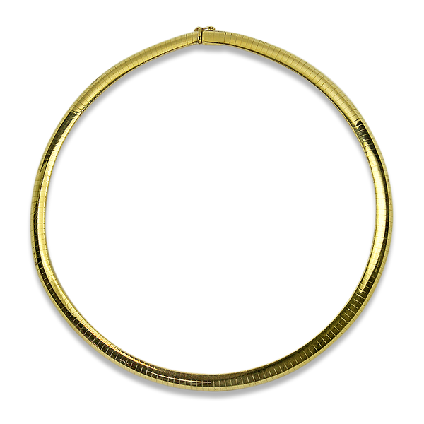 Estate 14k Yellow Gold Omega Necklace Springer s