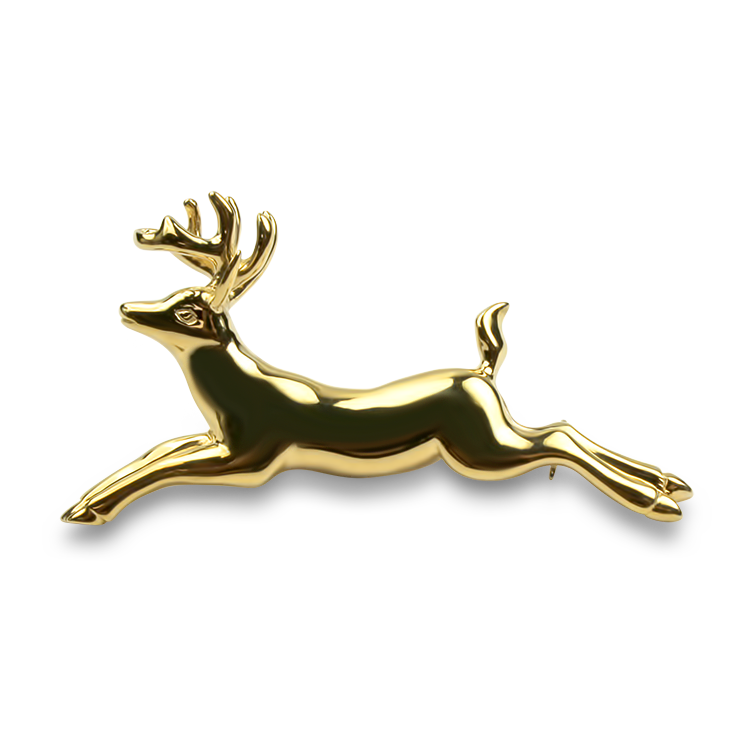 Reindeer pin on sale