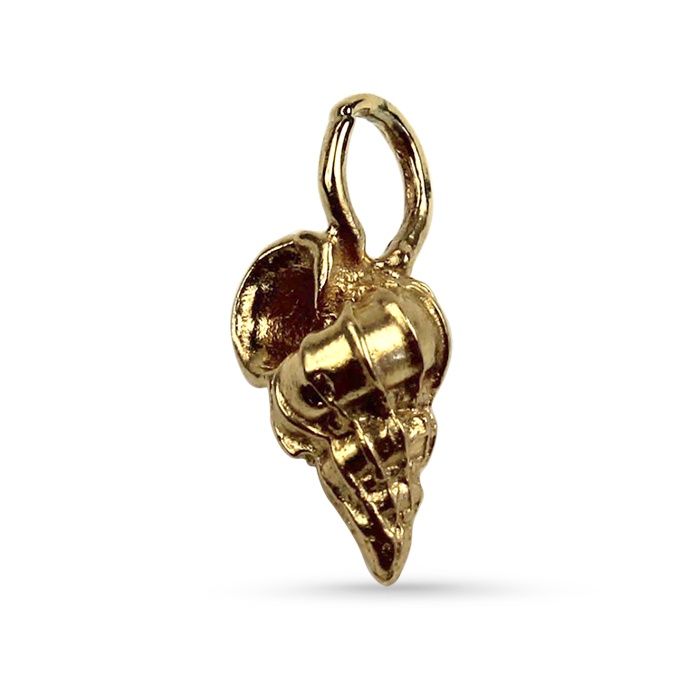 PAGE Estate Charm Estate 14k Yellow Gold Seashell Charm