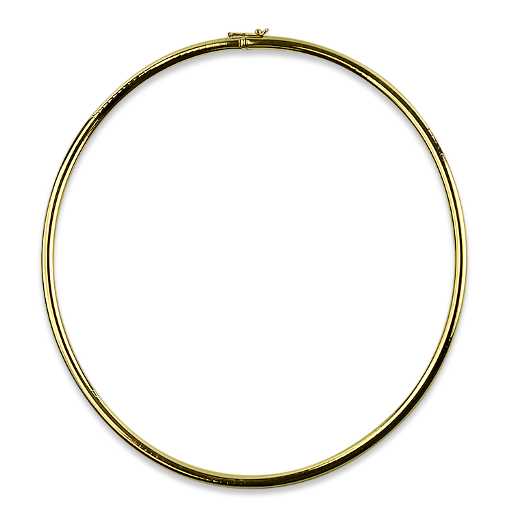 Estate 18k Yellow Gold Omega Necklace