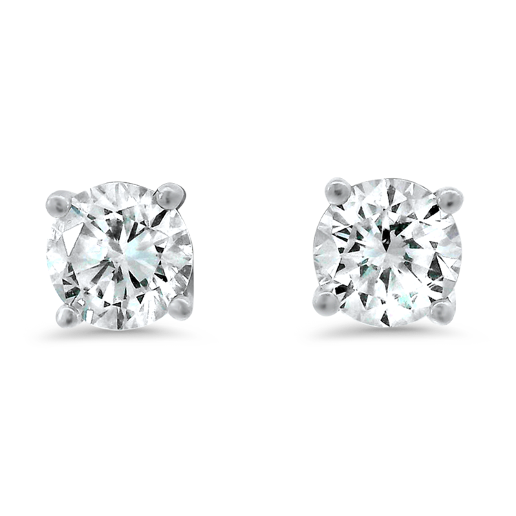 PAGE Estate Earring Estate 4-Prong Diamond Studs - 0.70ctw