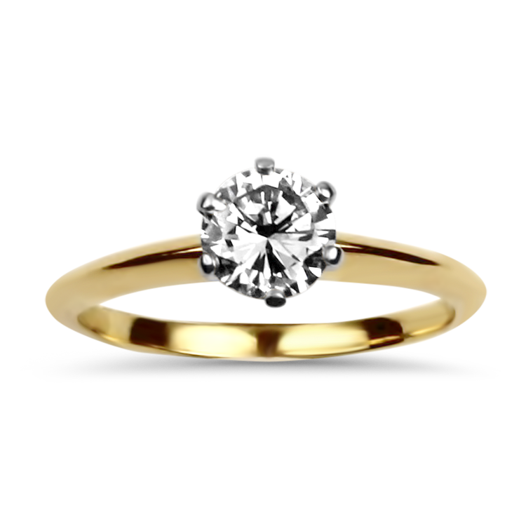 Tiffany & Co Round Brilliant Cut Diamond Engagement Ring