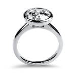 PAGE Estate Engagement Ring Estate Platinum Round 3.50ct Diamond Engagement Ring