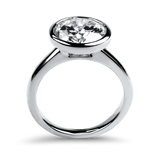 PAGE Estate Engagement Ring Estate Platinum Round 3.50ct Diamond Engagement Ring