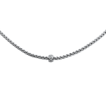 PAGE Estate Necklaces and Pendants Fope Estate 18K White Gold Flex'It Diamond Necklace