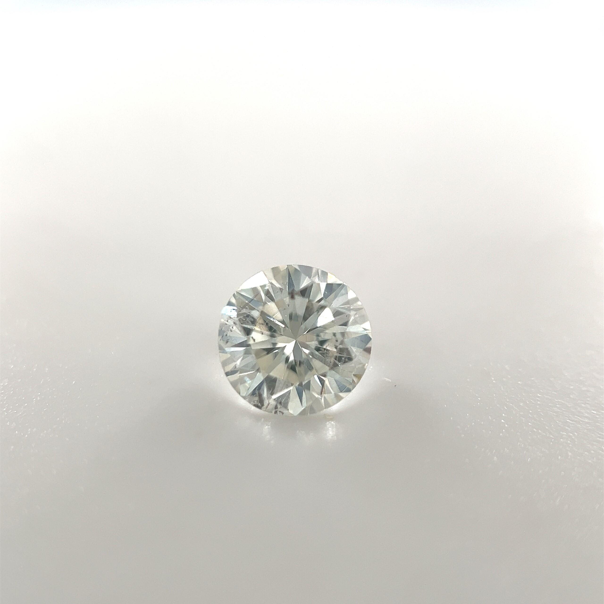 PAGE Estate Diamond Springer's Legacy 0.58ct Round Brilliant Cut J/I1