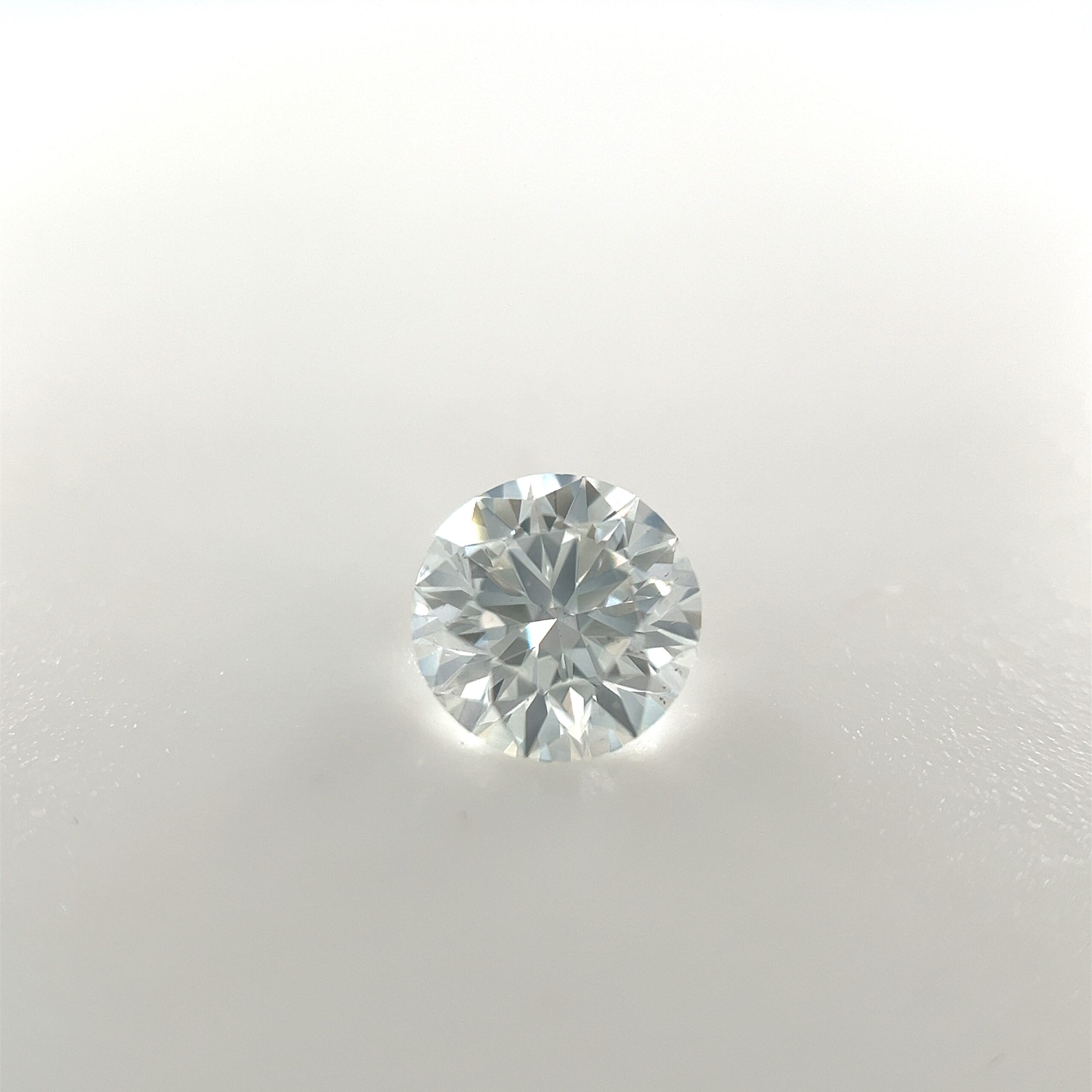 PAGE Estate Diamond Springer's Legacy 0.62ct Hearts On Fire Round Ideal Brilliant Cut G/SI1