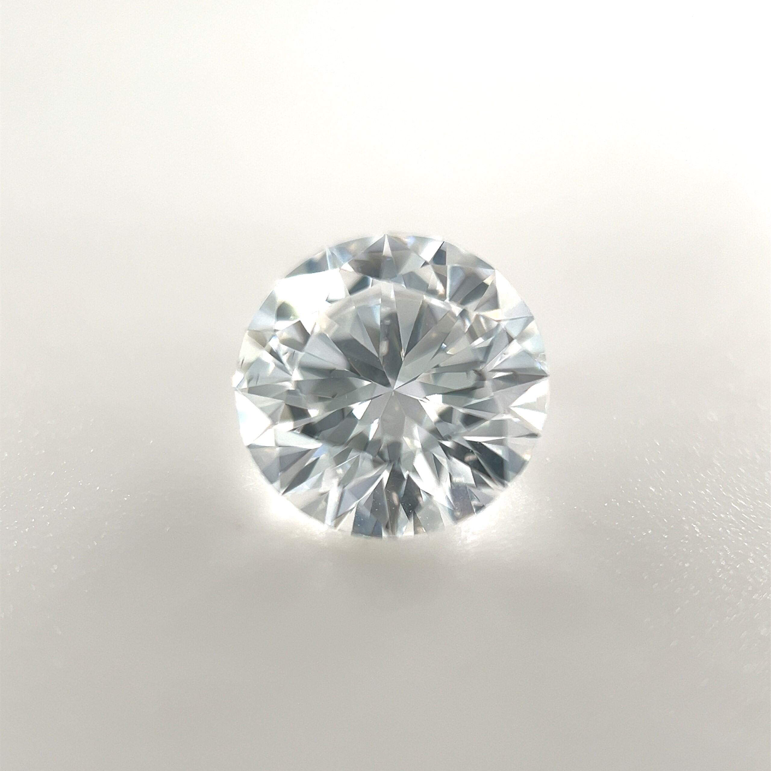 PAGE Estate Diamond Springer's Legacy 1.30 Carat Round Brilliant Cut D/SI1