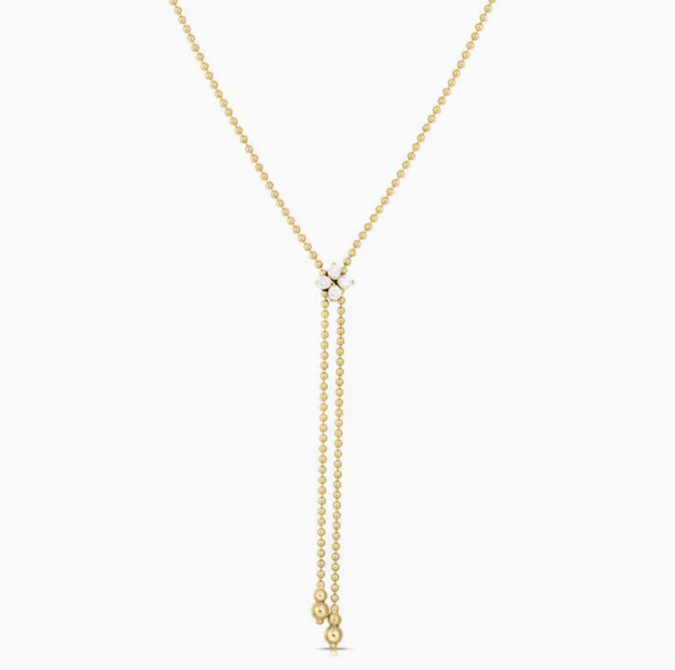 Roberto Coin Necklaces and Pendants Roberto Coin 18k Yellow Gold Roberto Coin Love in Verona Diamond Lariat Necklace