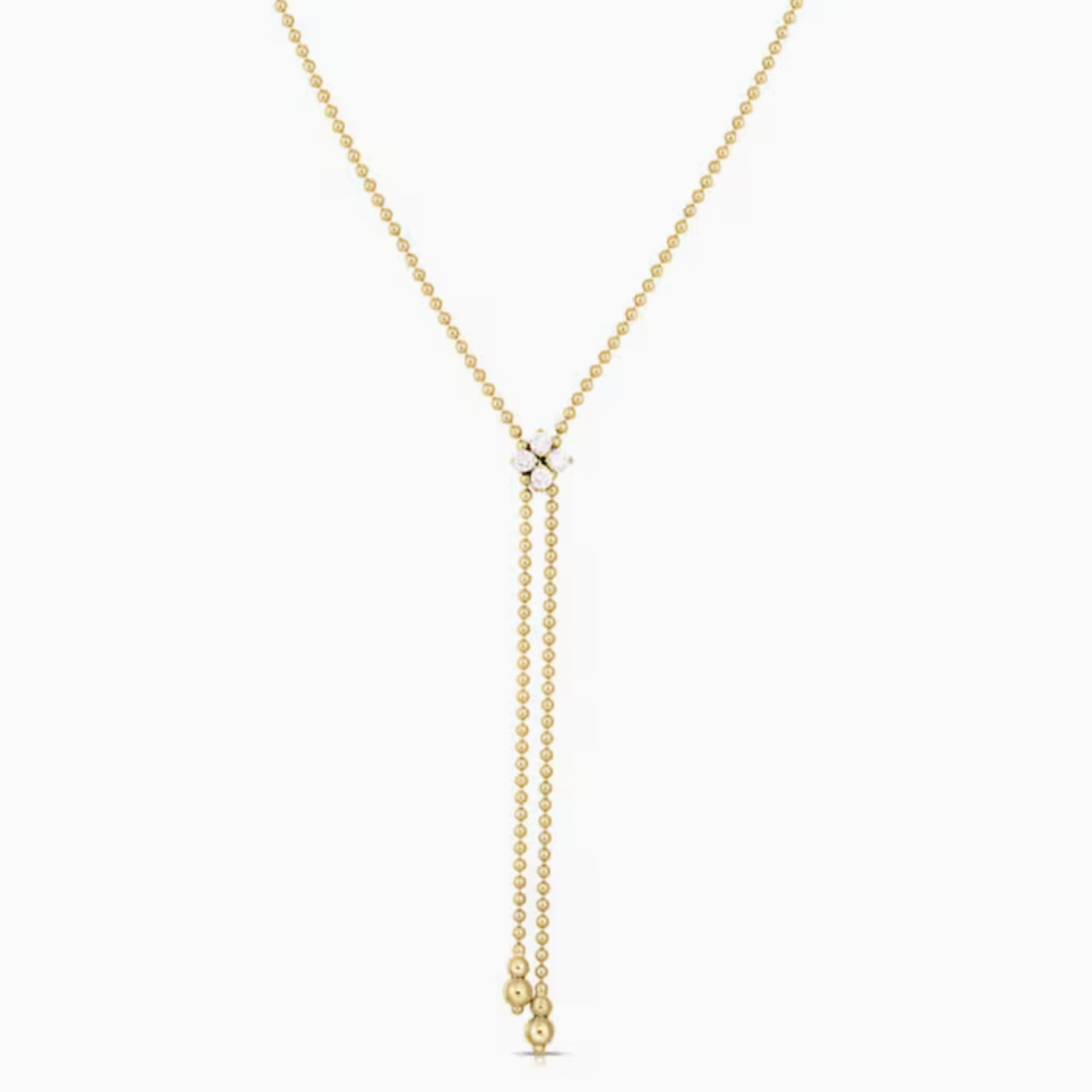 Roberto Coin Necklaces and Pendants Roberto Coin 18k Yellow Gold Roberto Coin Love in Verona Diamond Lariat Necklace