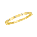 Roberto Coin Bracelet Roberto Coin Love in Verona 18K Yellow Gold Diamond Bangle Bracelet