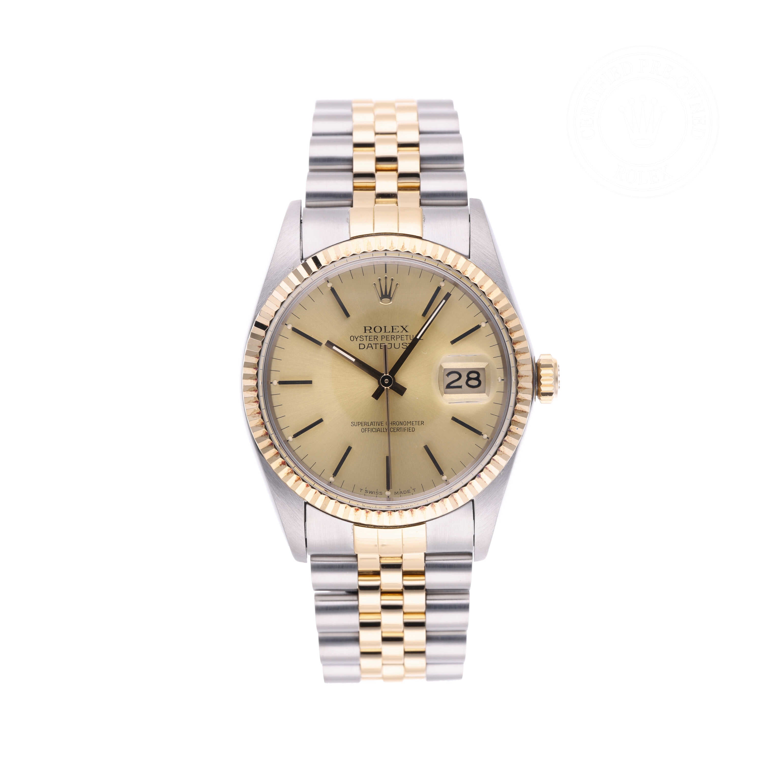 Rolex Certified Pre-Owned Watch Oyster Perpetual Datejust 36