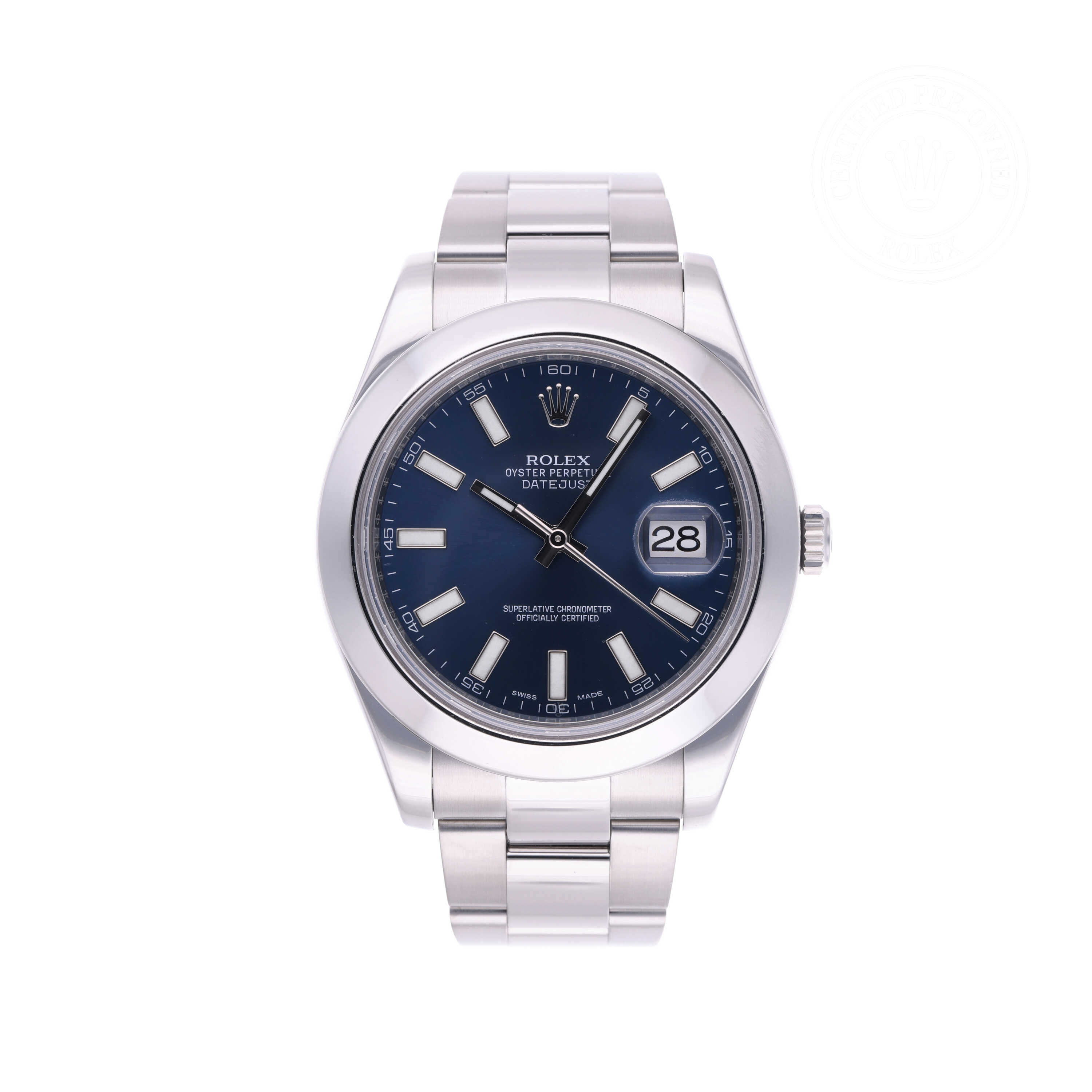 Rolex Certified Pre-Owned Watch Oyster Perpetual Datejust II