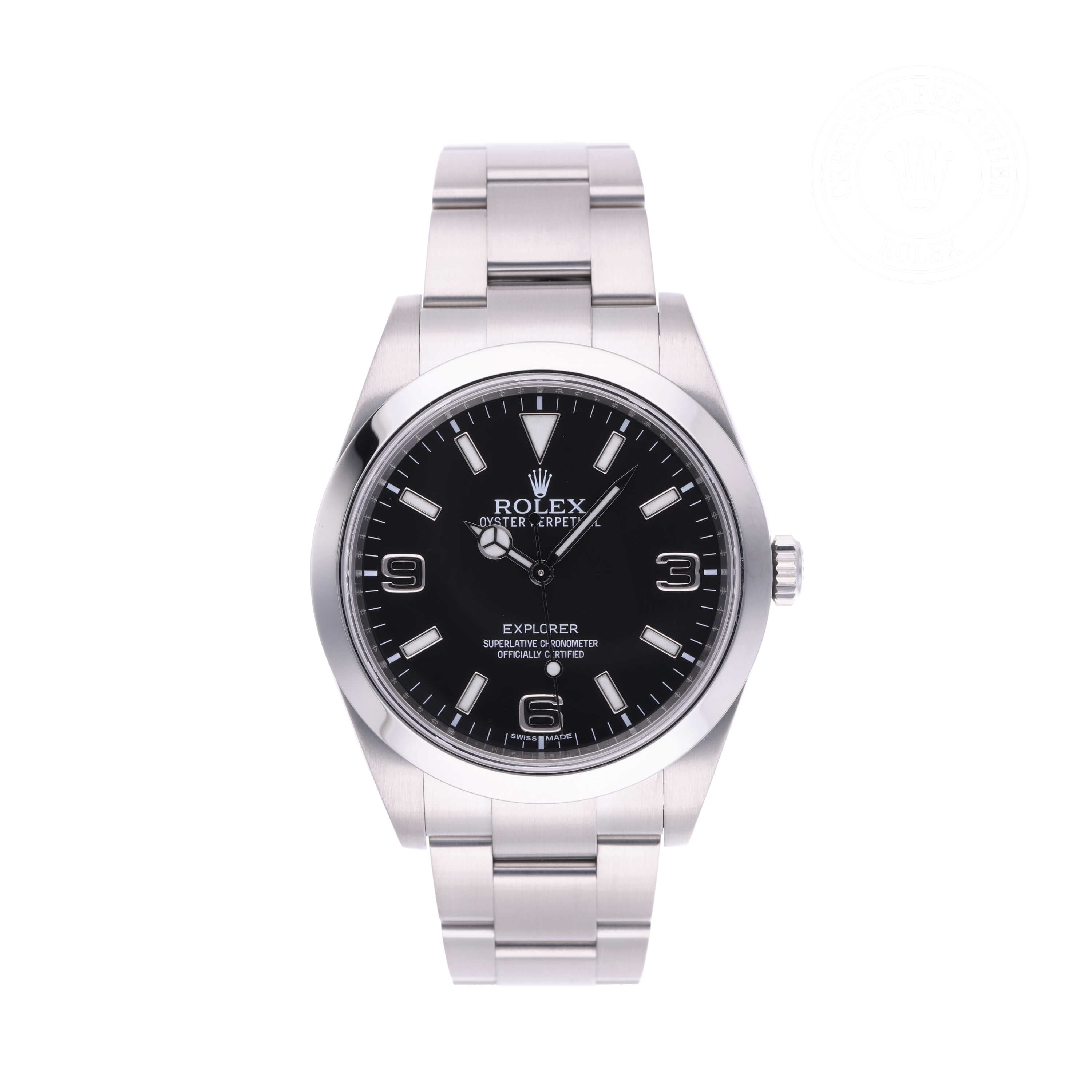 Rolex Certified Pre-Owned Watch Oyster Perpetual Explorer