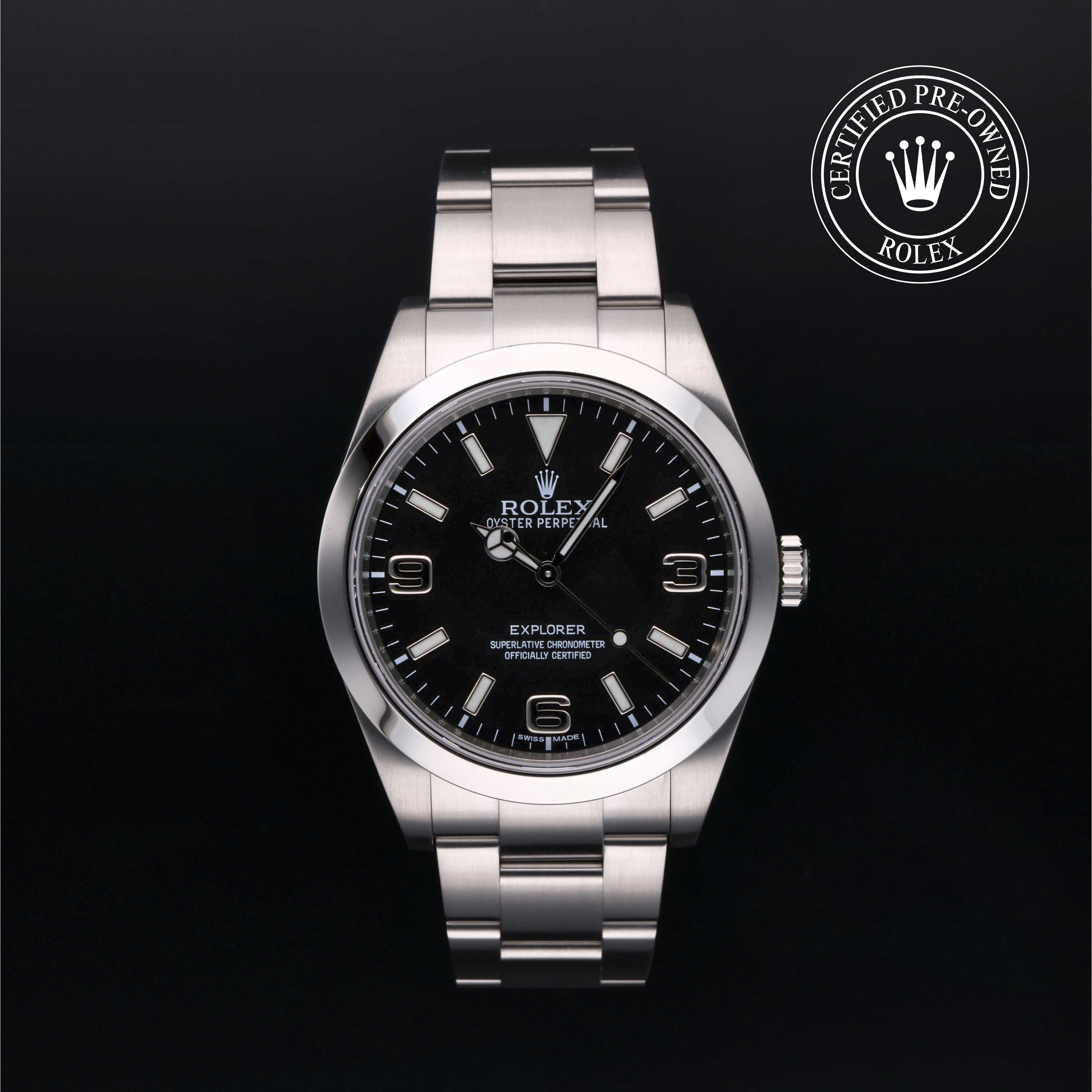 Rolex Certified Pre-Owned Watch Oyster Perpetual Explorer