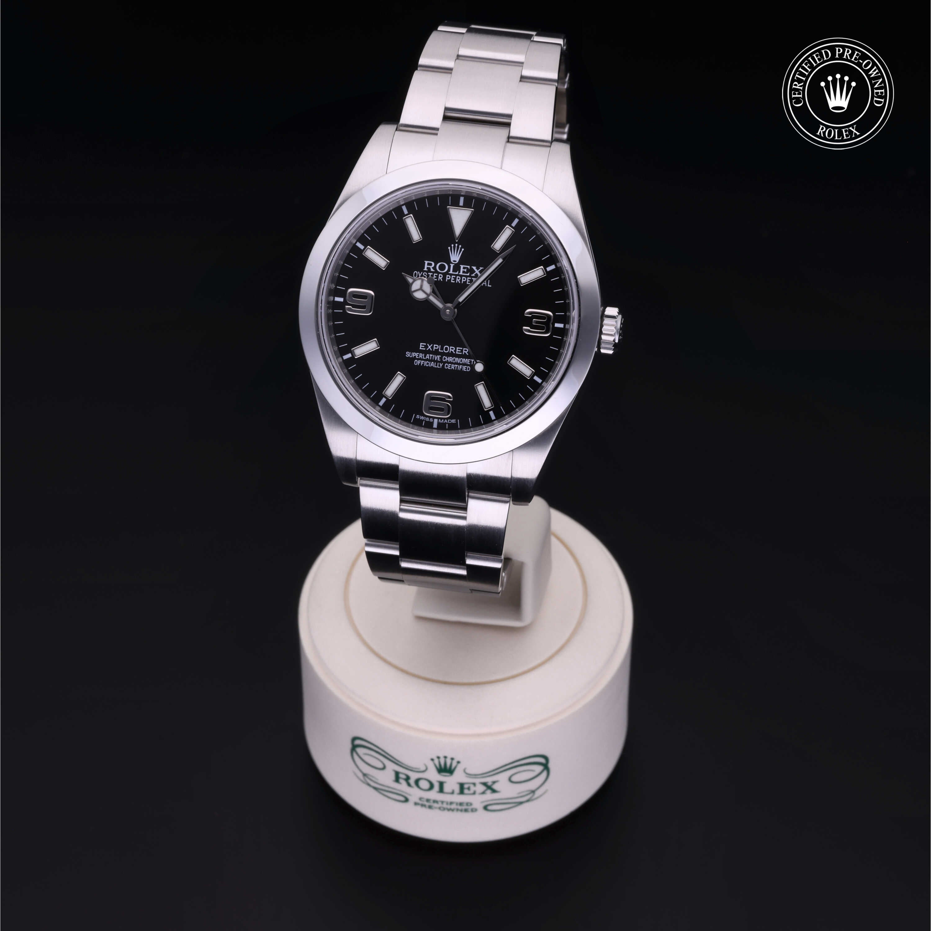 Rolex Certified Pre-Owned Watch Oyster Perpetual Explorer