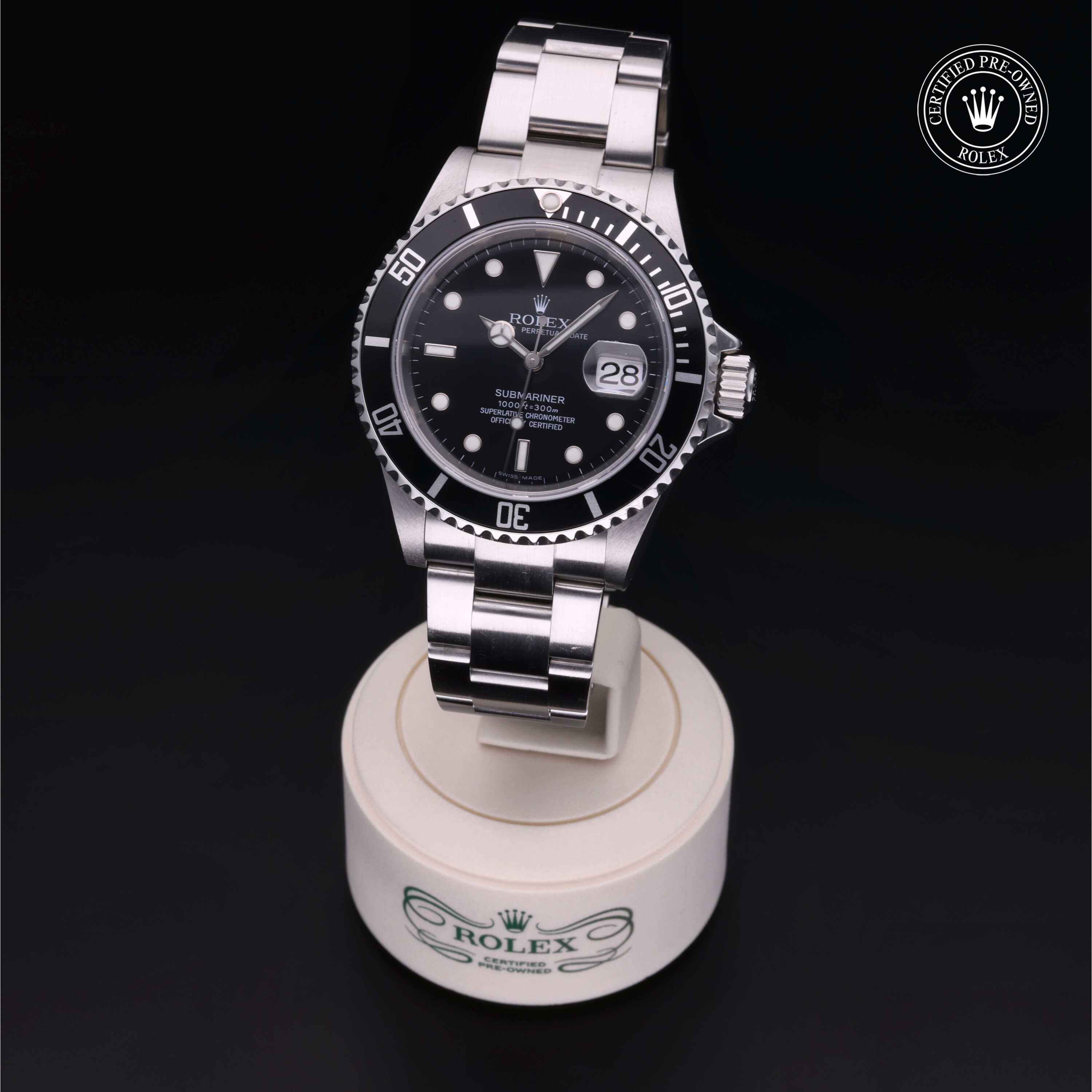 Rolex Certified Pre-Owned Watch Oyster Perpetual Submariner Date M16610-0007