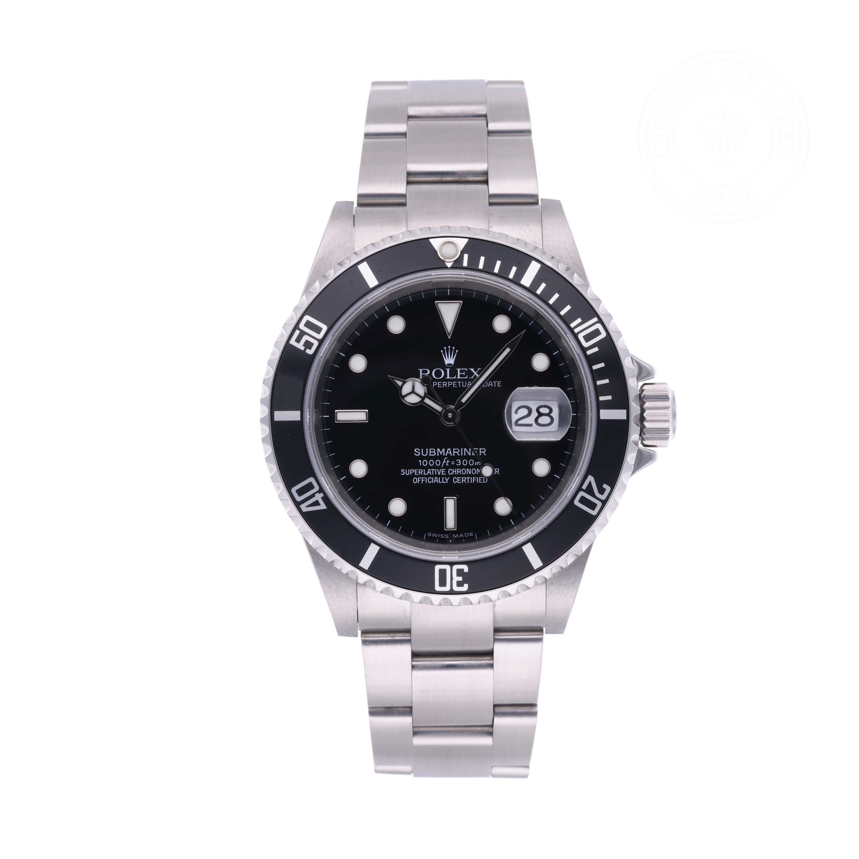 Rolex Certified Pre-Owned Watch Oyster Perpetual Submariner Date M16610-0007