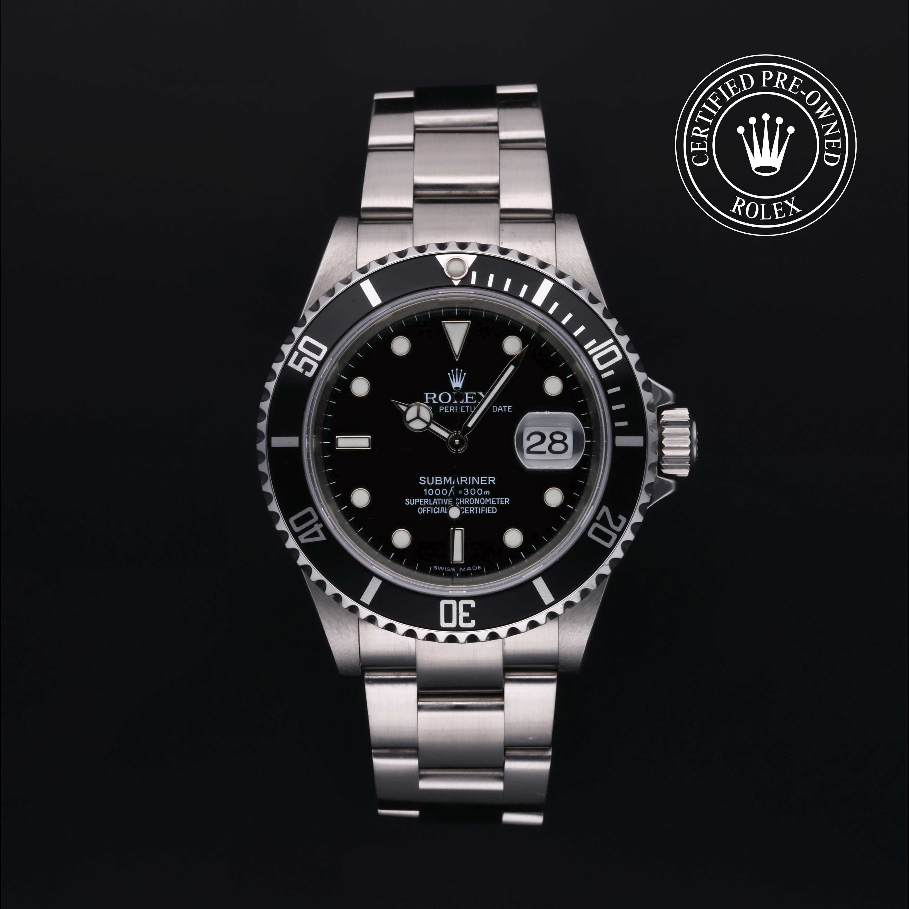 Rolex Certified Pre-Owned Watch Oyster Perpetual Submariner Date M16610-0007