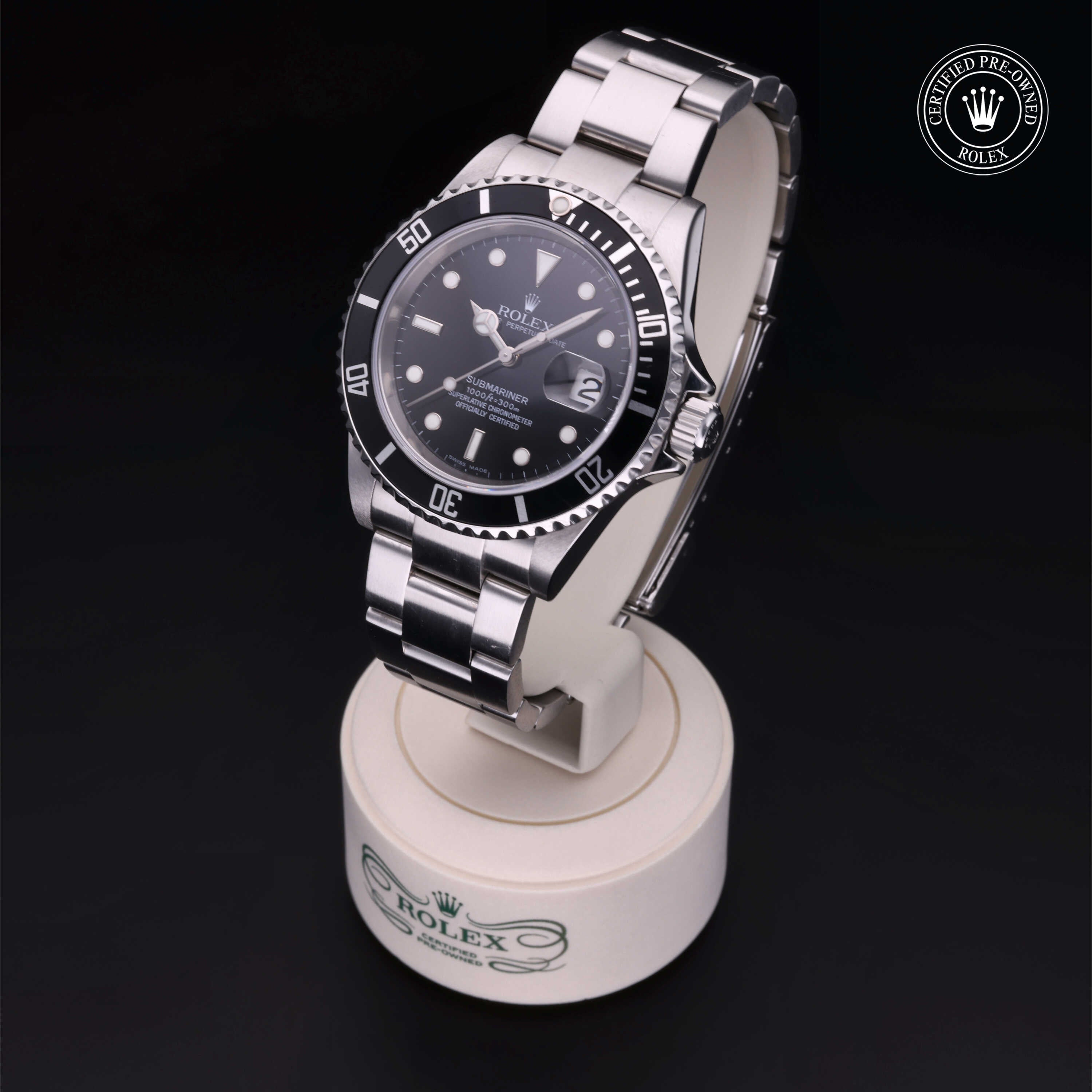 Rolex Certified Pre-Owned Watch Oyster Perpetual Submariner Date M16610-0007