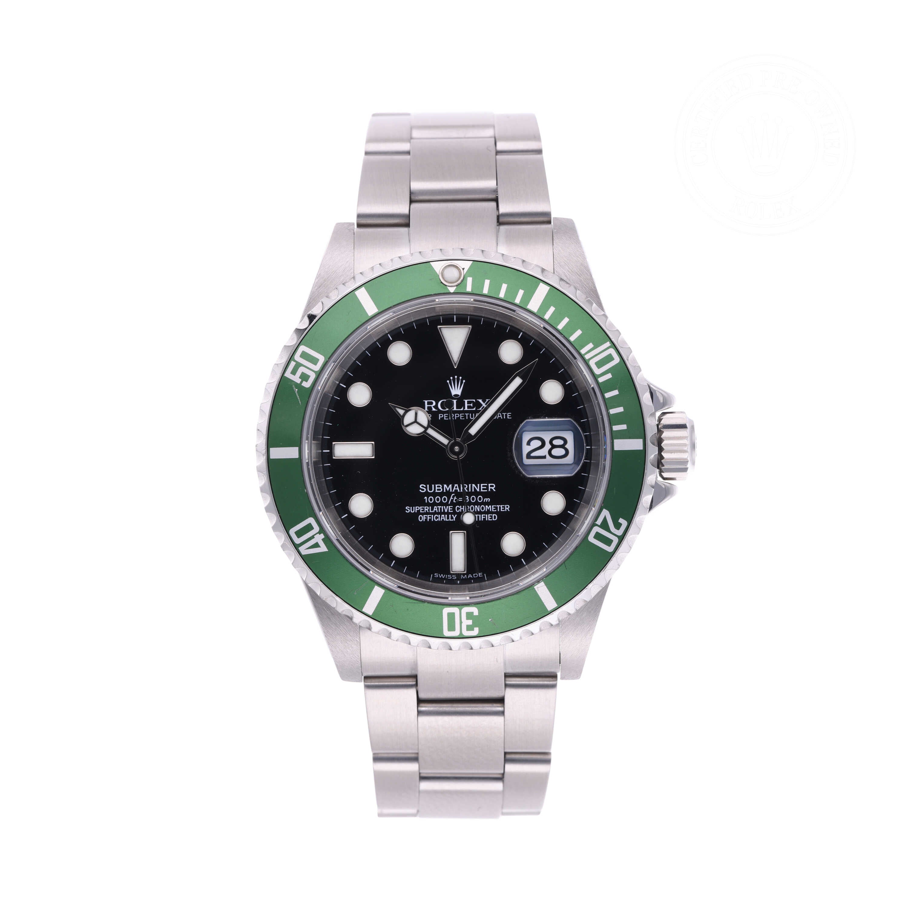 Rolex Certified Pre-Owned Watch Oyster Perpetual Submariner Date M16610LV-0002