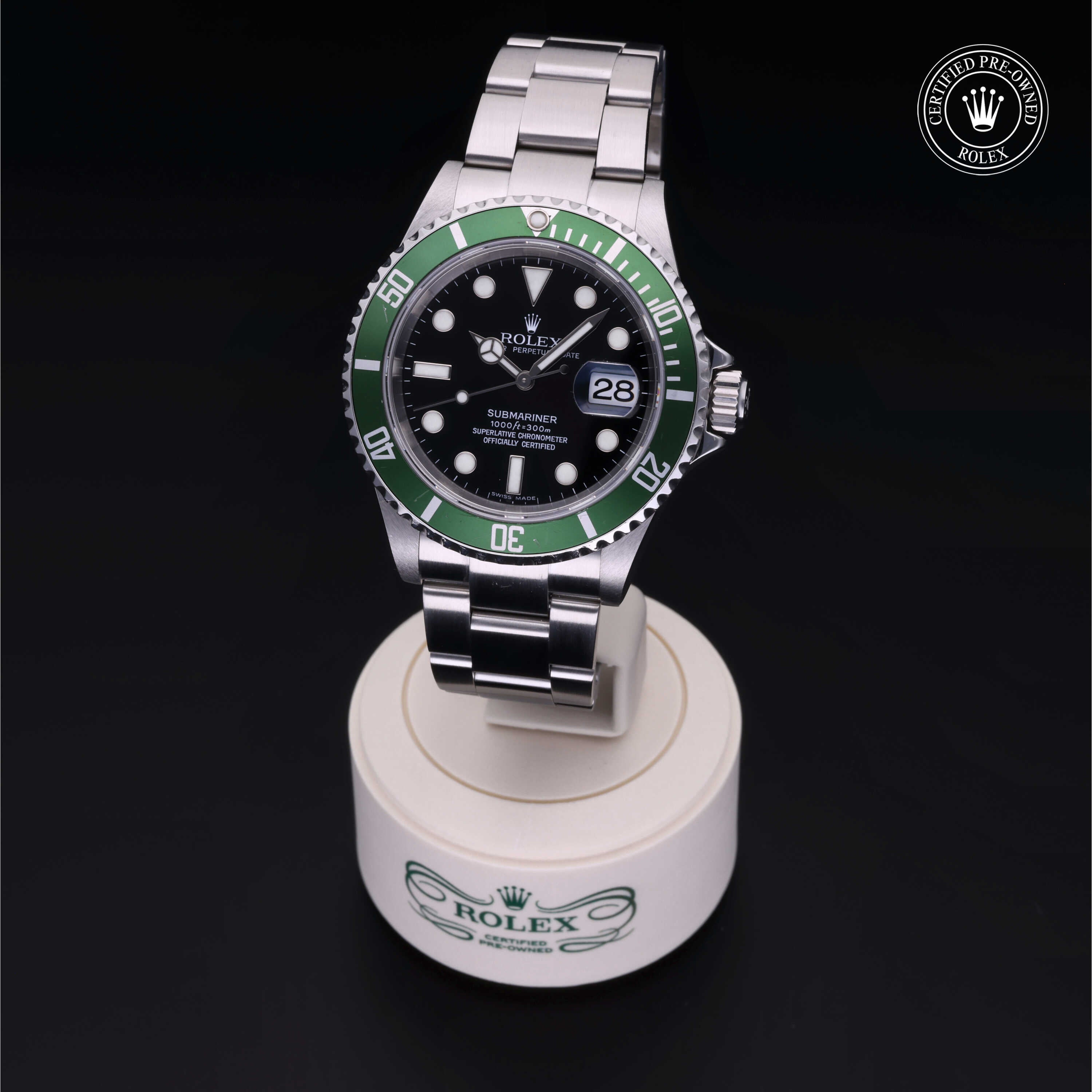 Rolex Certified Pre-Owned Watch Oyster Perpetual Submariner Date M16610LV-0002