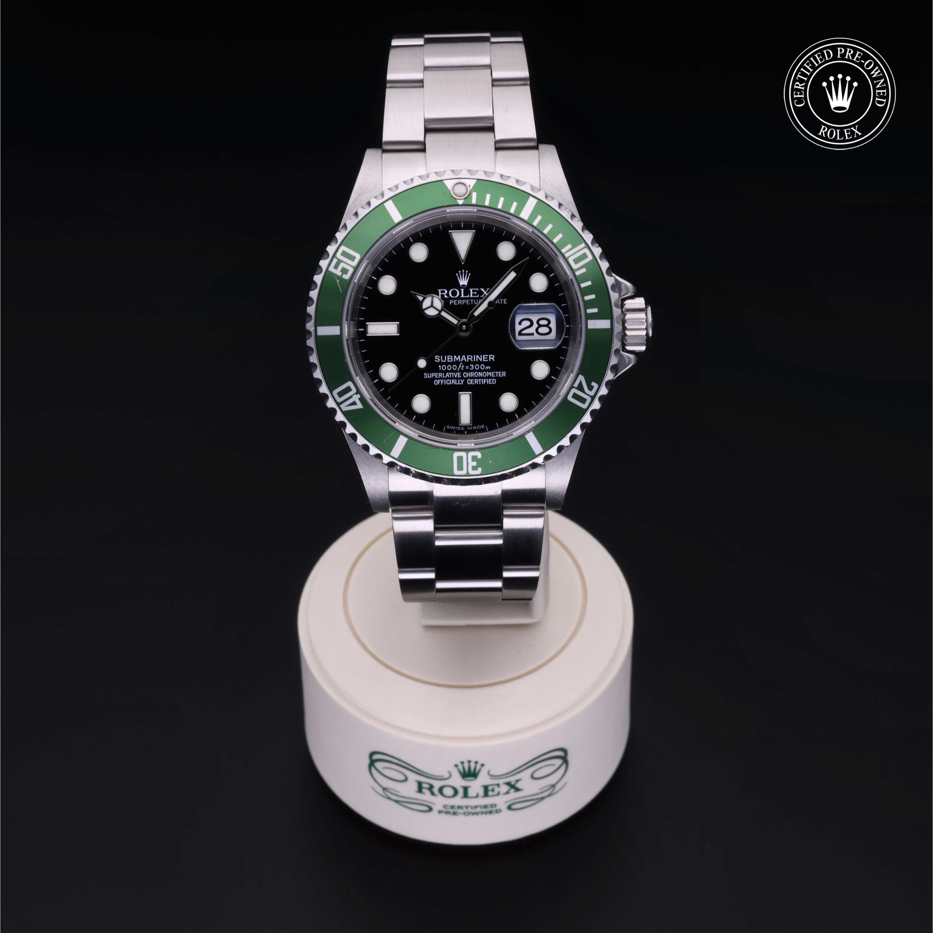 Rolex Certified Pre-Owned Watch Oyster Perpetual Submariner Date M16610LV-0002