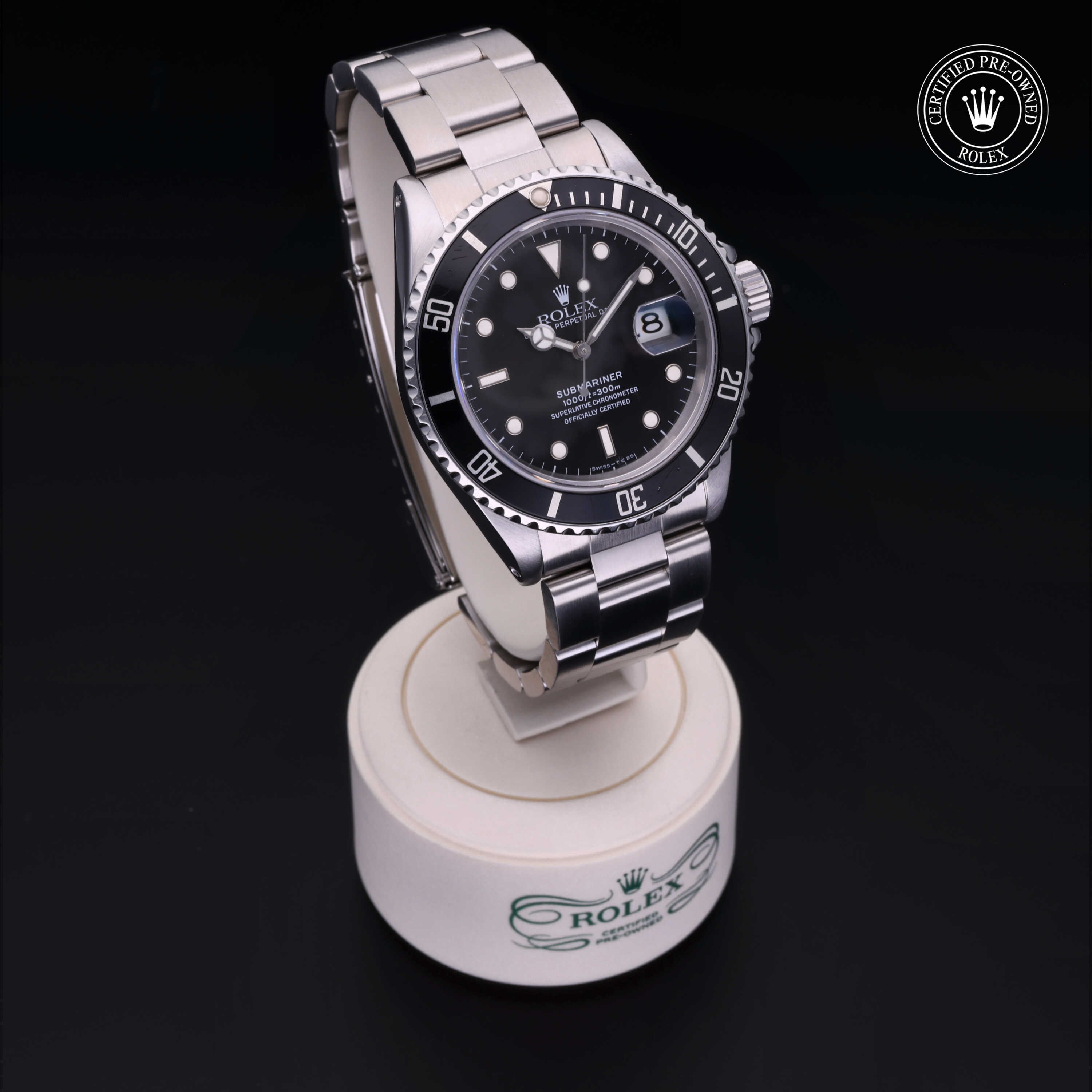 Rolex Certified Pre-Owned Watch Oyster Perpetual Submariner Date