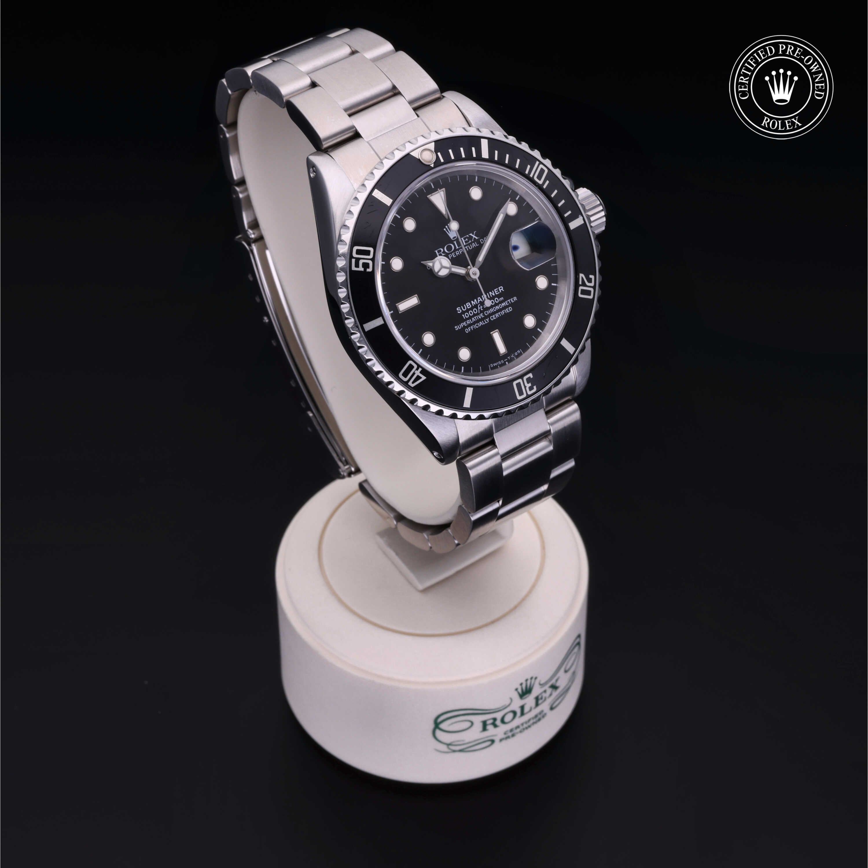 Rolex Certified Pre-Owned Watch Oyster Perpetual Submariner Date