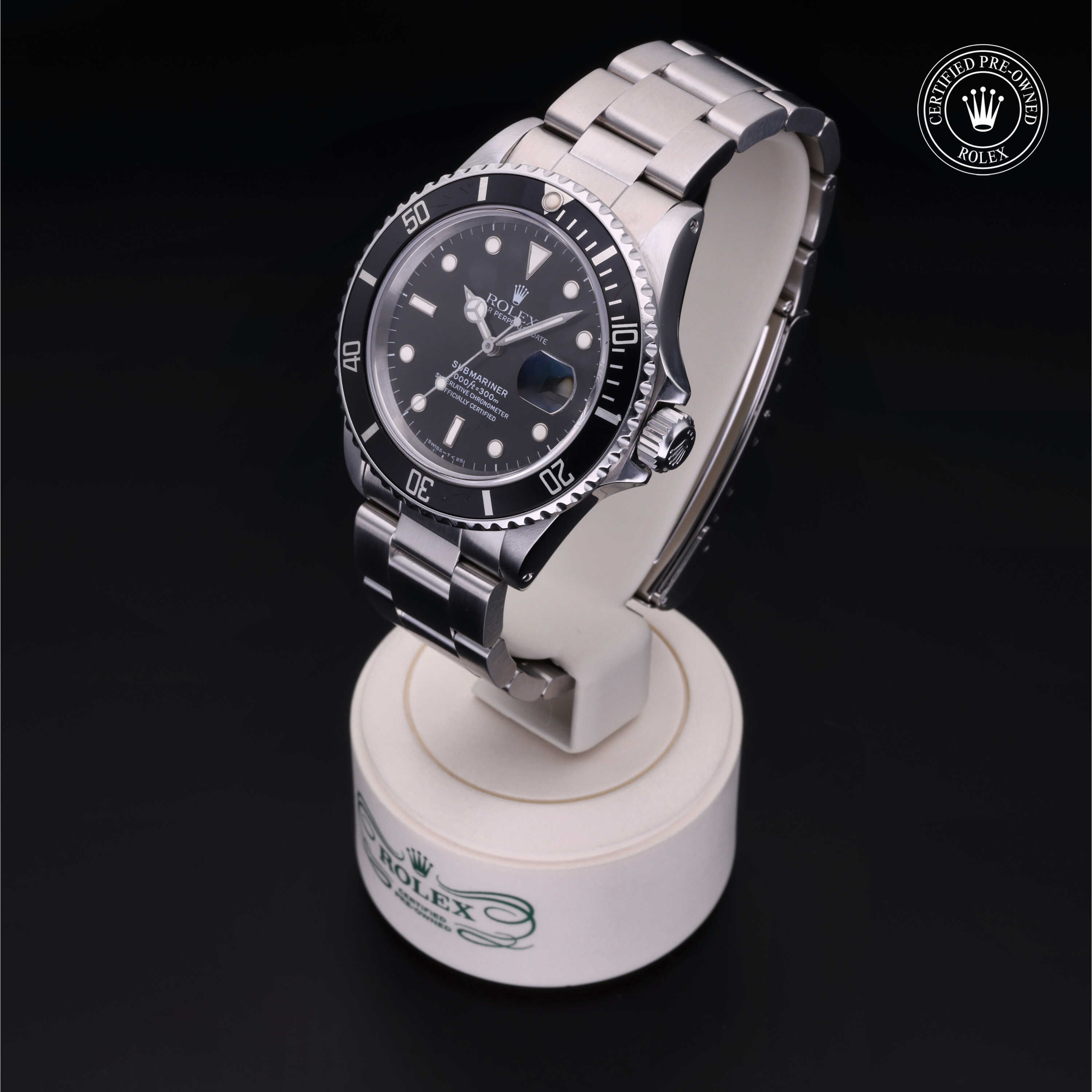 Rolex Certified Pre-Owned Watch Oyster Perpetual Submariner Date