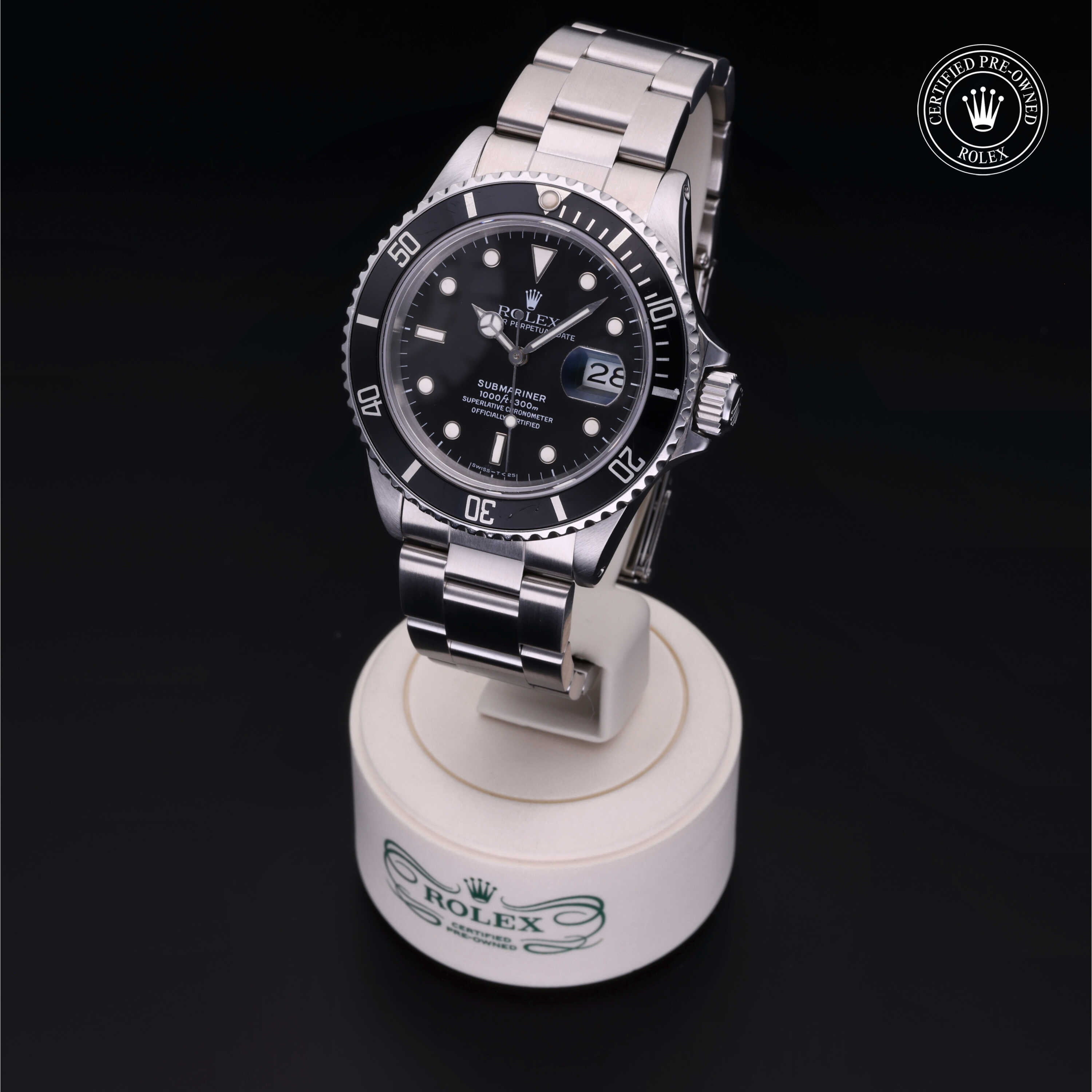 Rolex Certified Pre-Owned Watch Oyster Perpetual Submariner Date