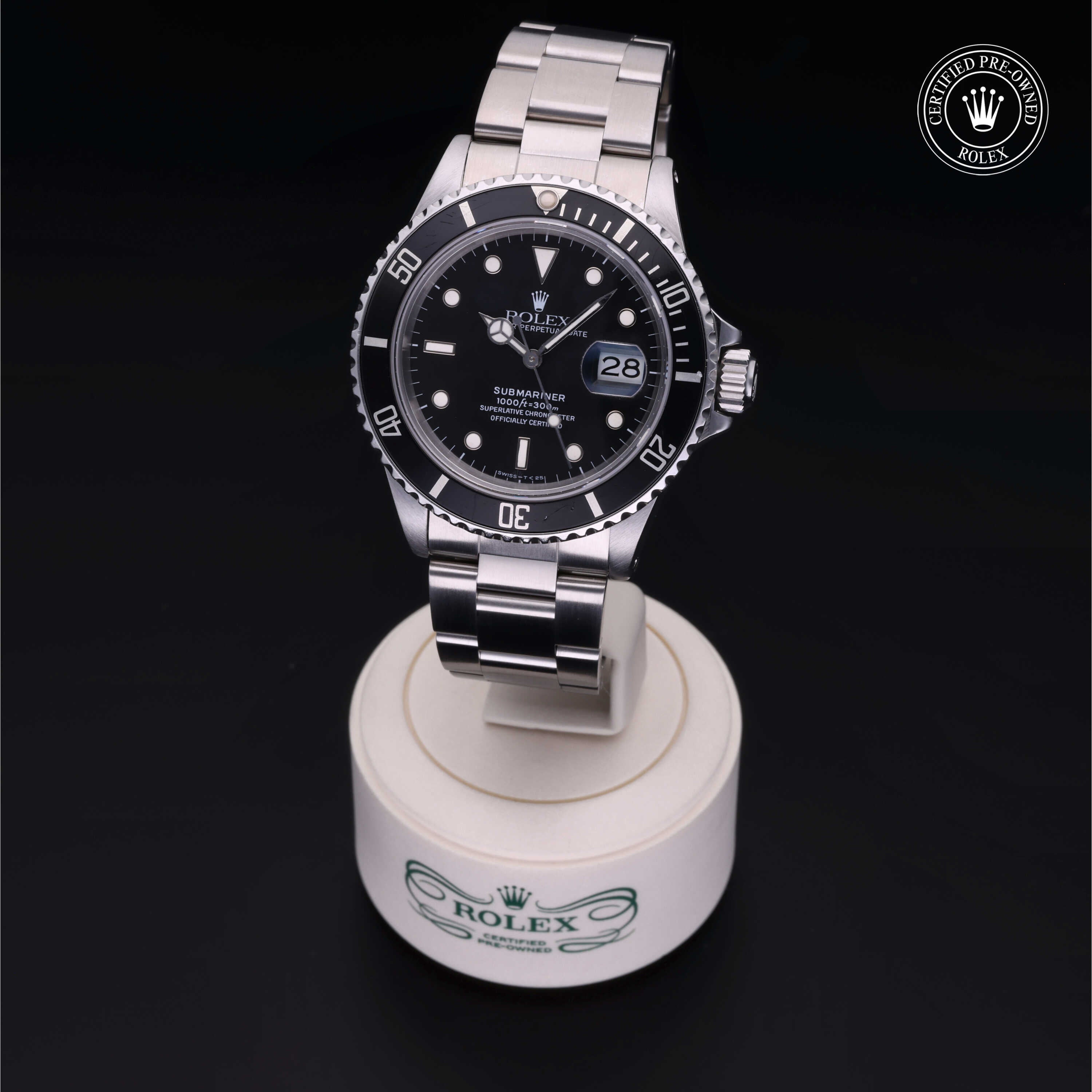 Rolex Certified Pre-Owned Watch Oyster Perpetual Submariner Date