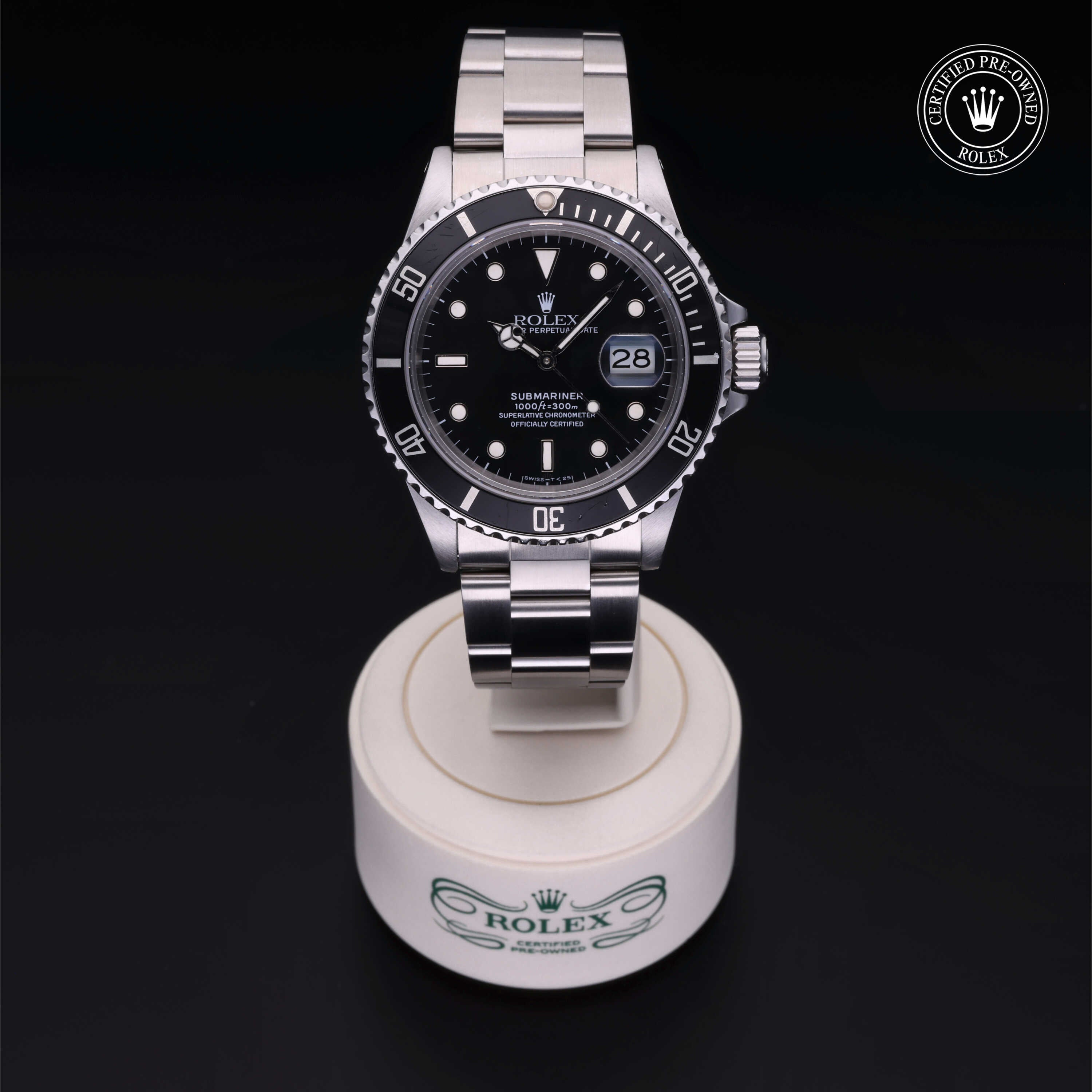 Rolex Certified Pre-Owned Watch Oyster Perpetual Submariner Date