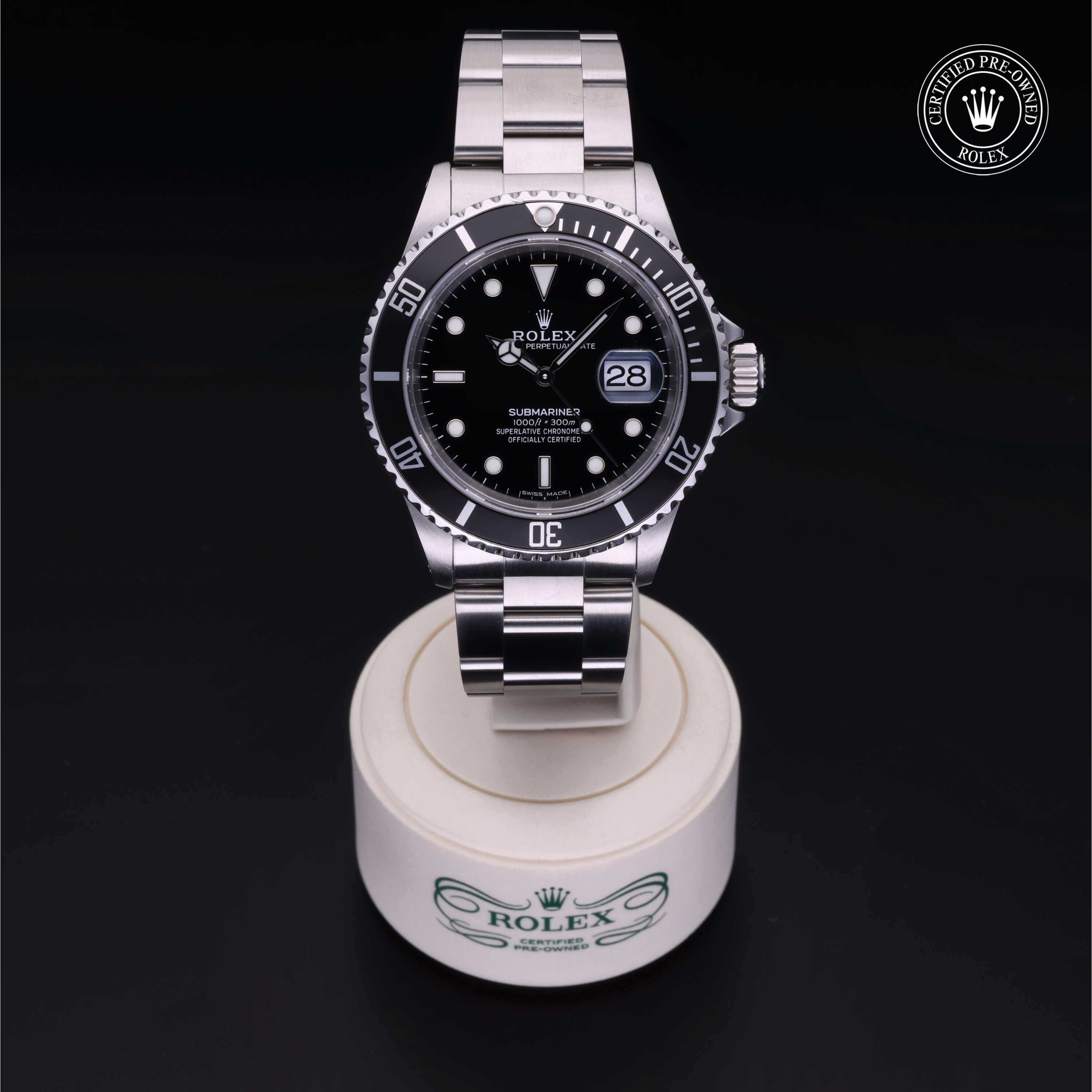 Rolex Certified Pre-Owned Watch Oyster Perpetual Submariner Date