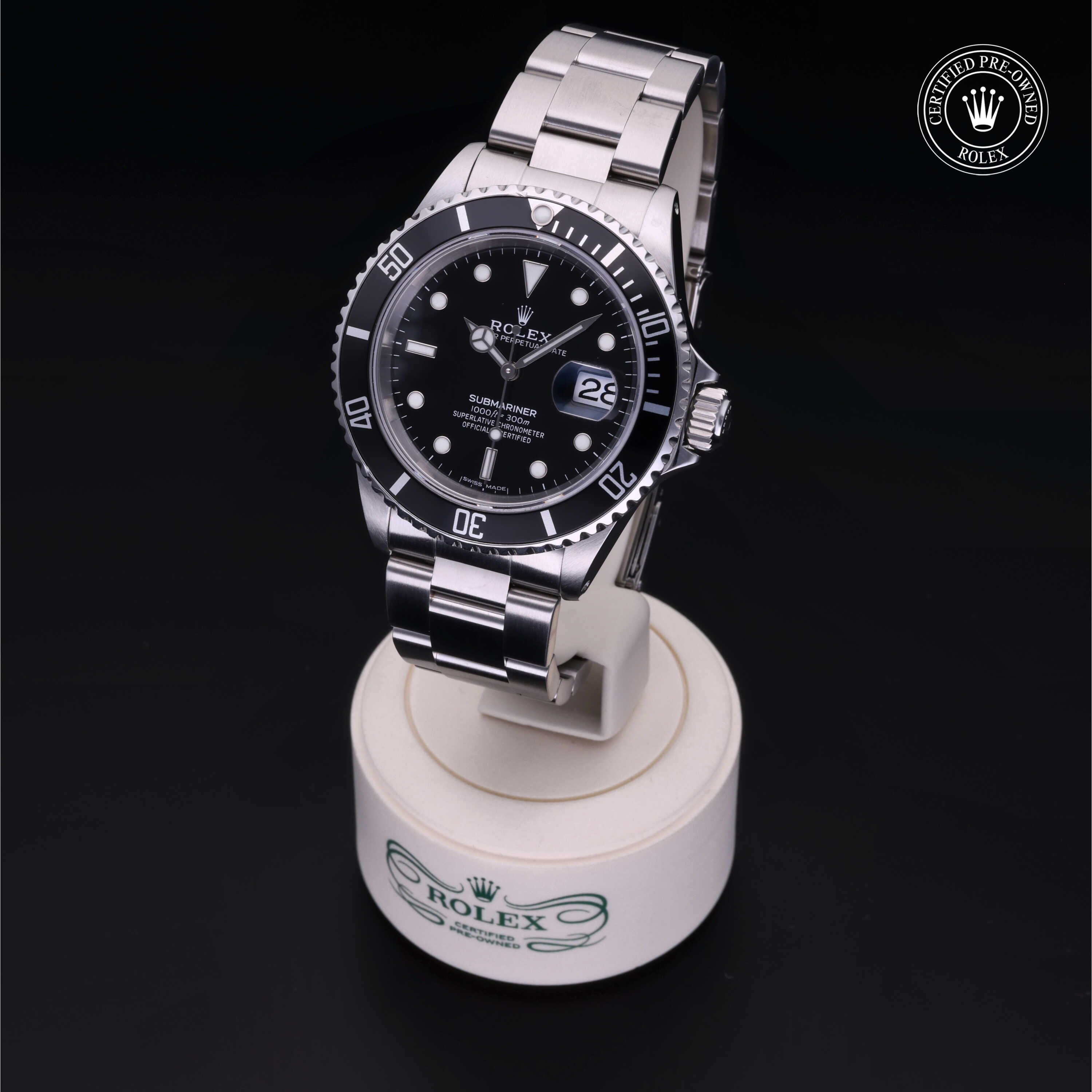 Rolex Certified Pre-Owned Watch Oyster Perpetual Submariner Date