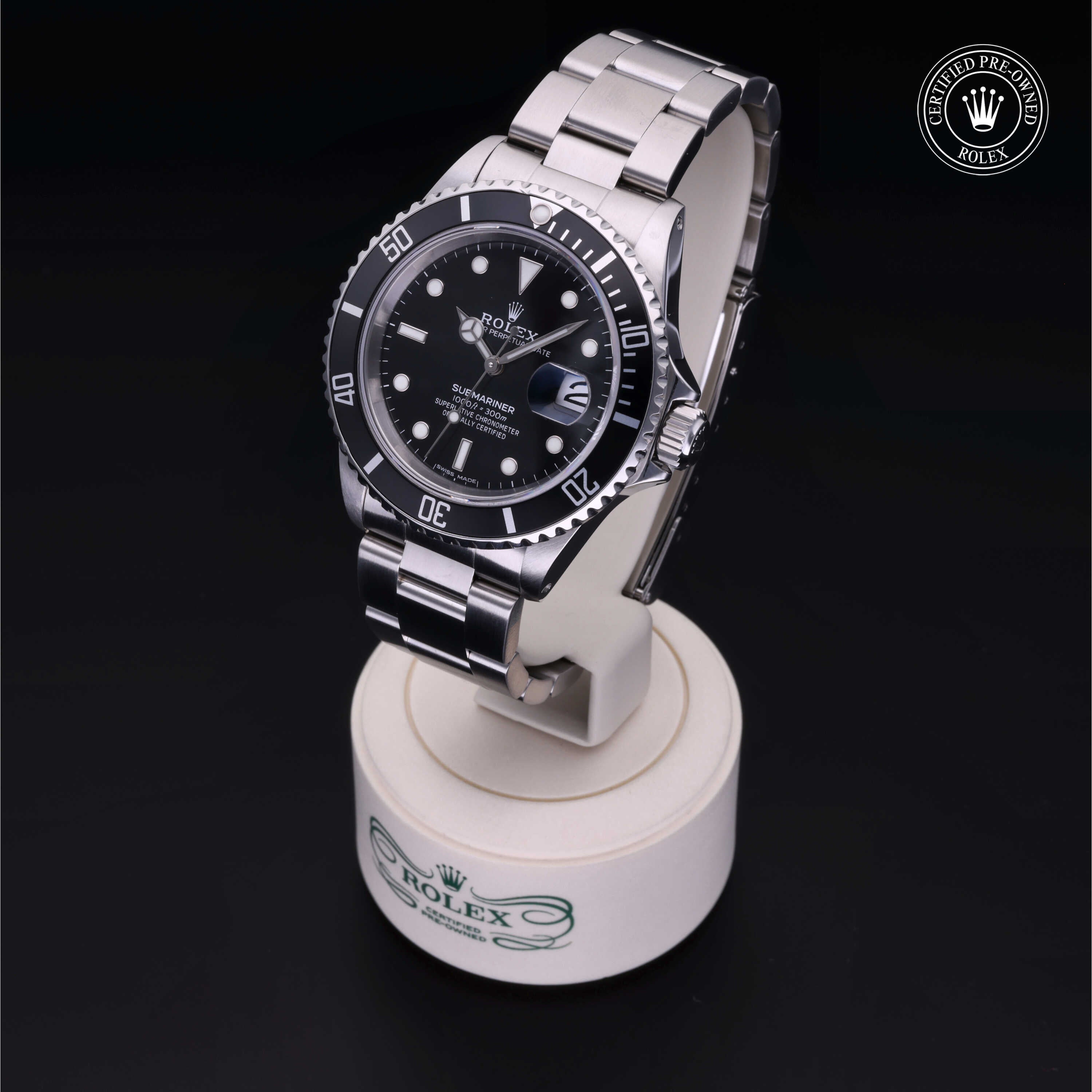 Rolex Certified Pre-Owned Watch Oyster Perpetual Submariner Date