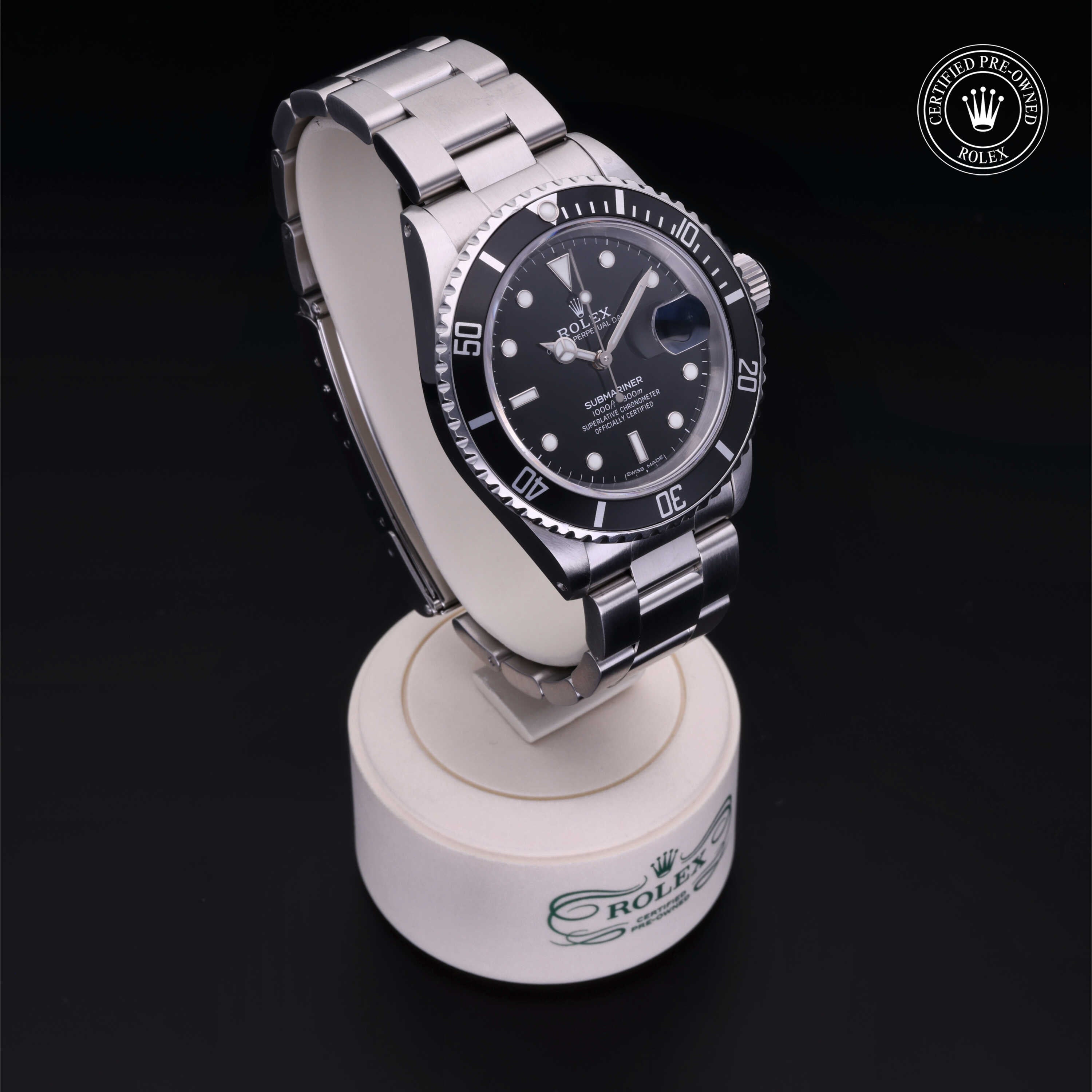 Rolex Certified Pre-Owned Watch Oyster Perpetual Submariner Date