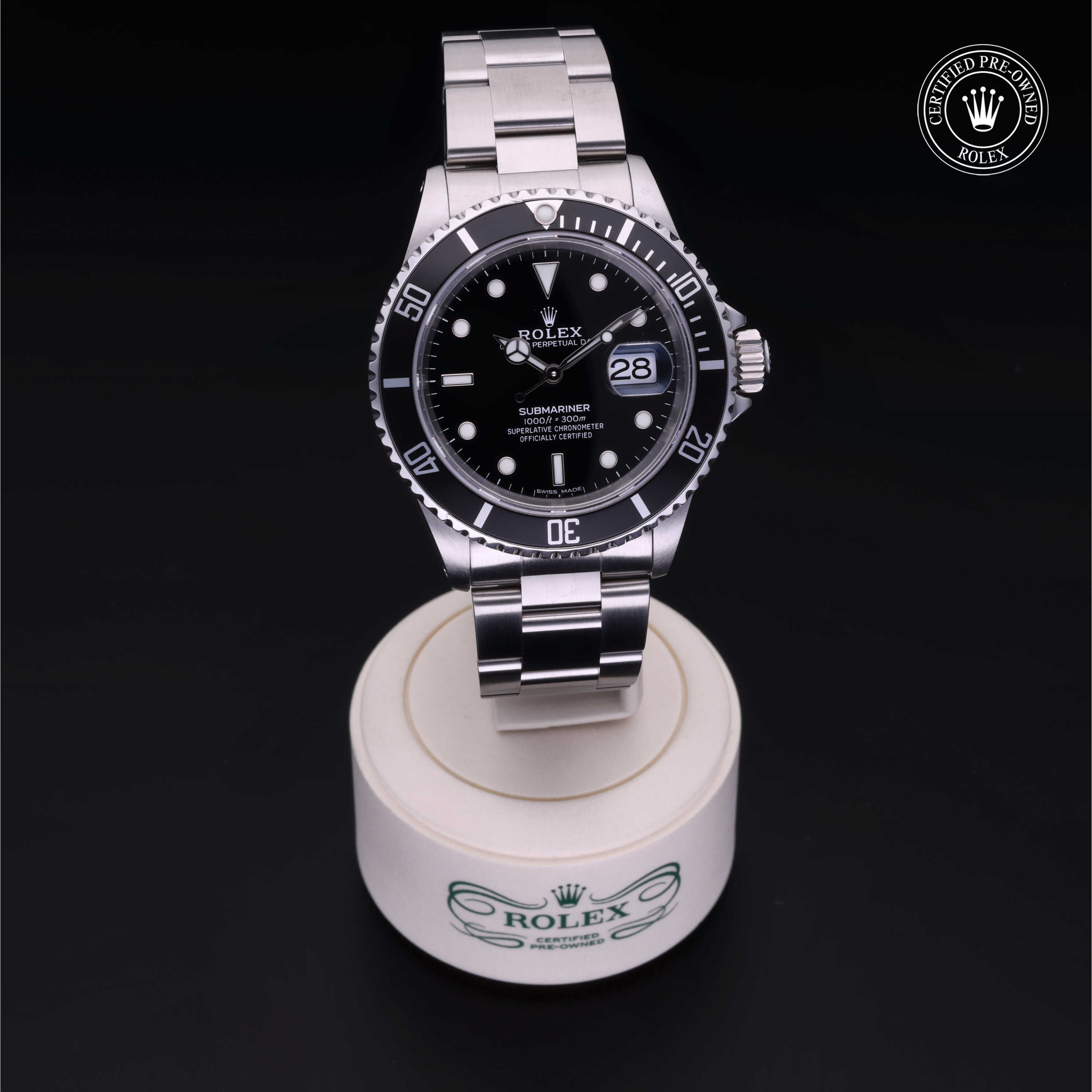 Rolex Certified Pre-Owned Watch Oyster Perpetual Submariner Date