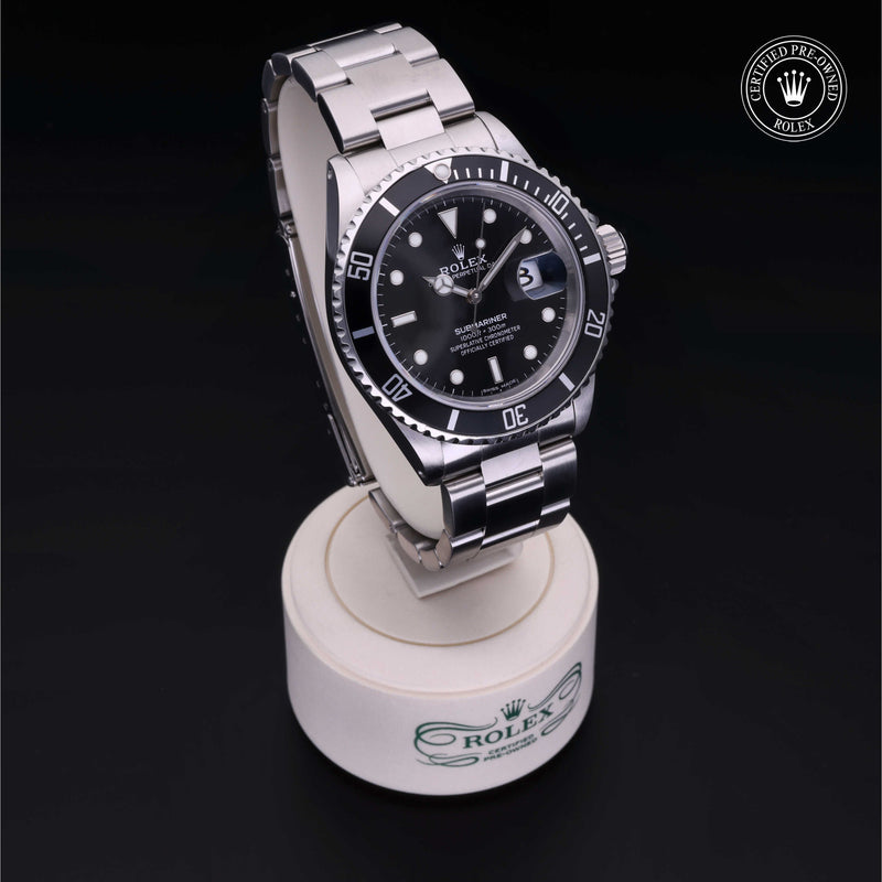 Rolex Certified Pre-Owned Watch Oyster Perpetual Submariner Date