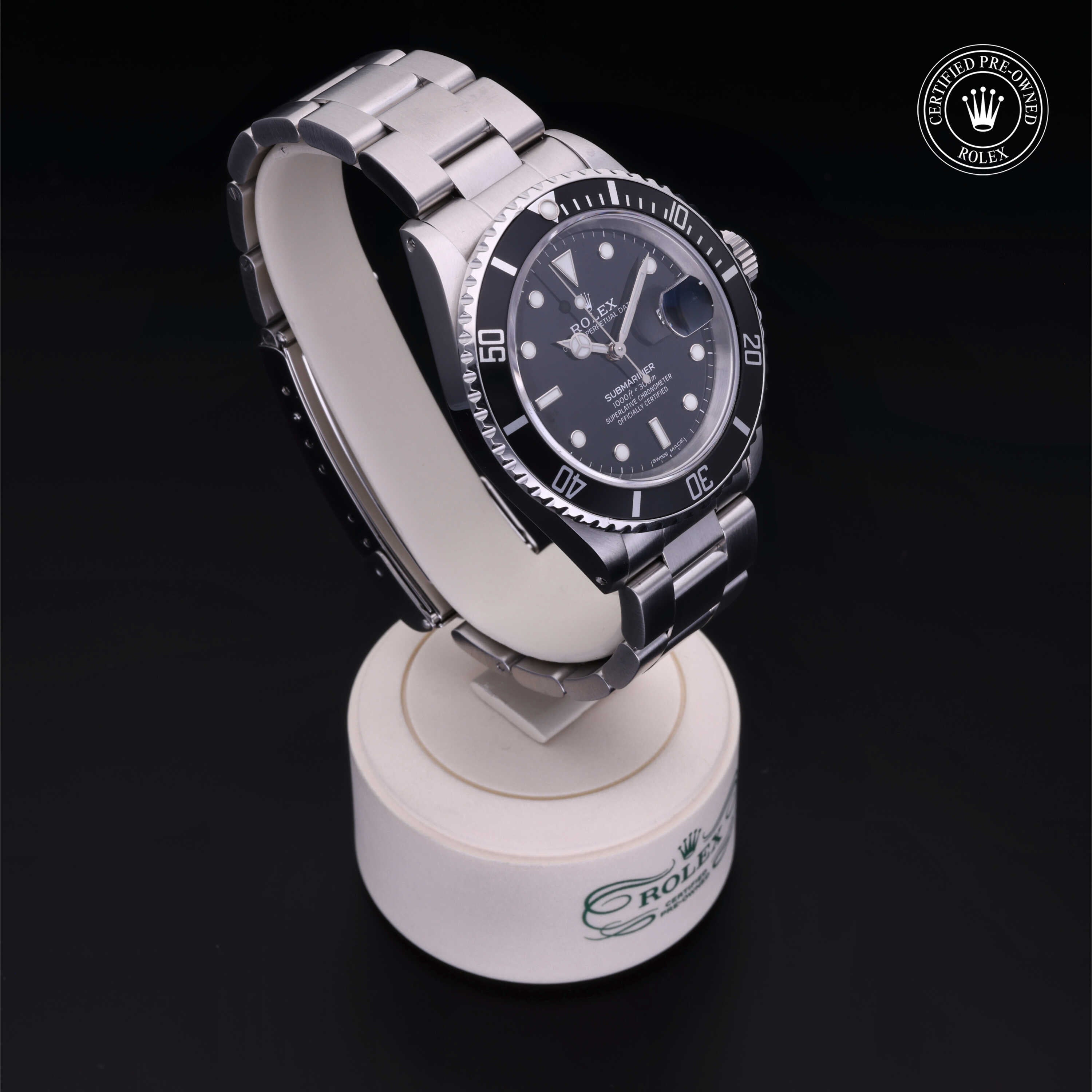 Rolex Certified Pre-Owned Watch Oyster Perpetual Submariner Date