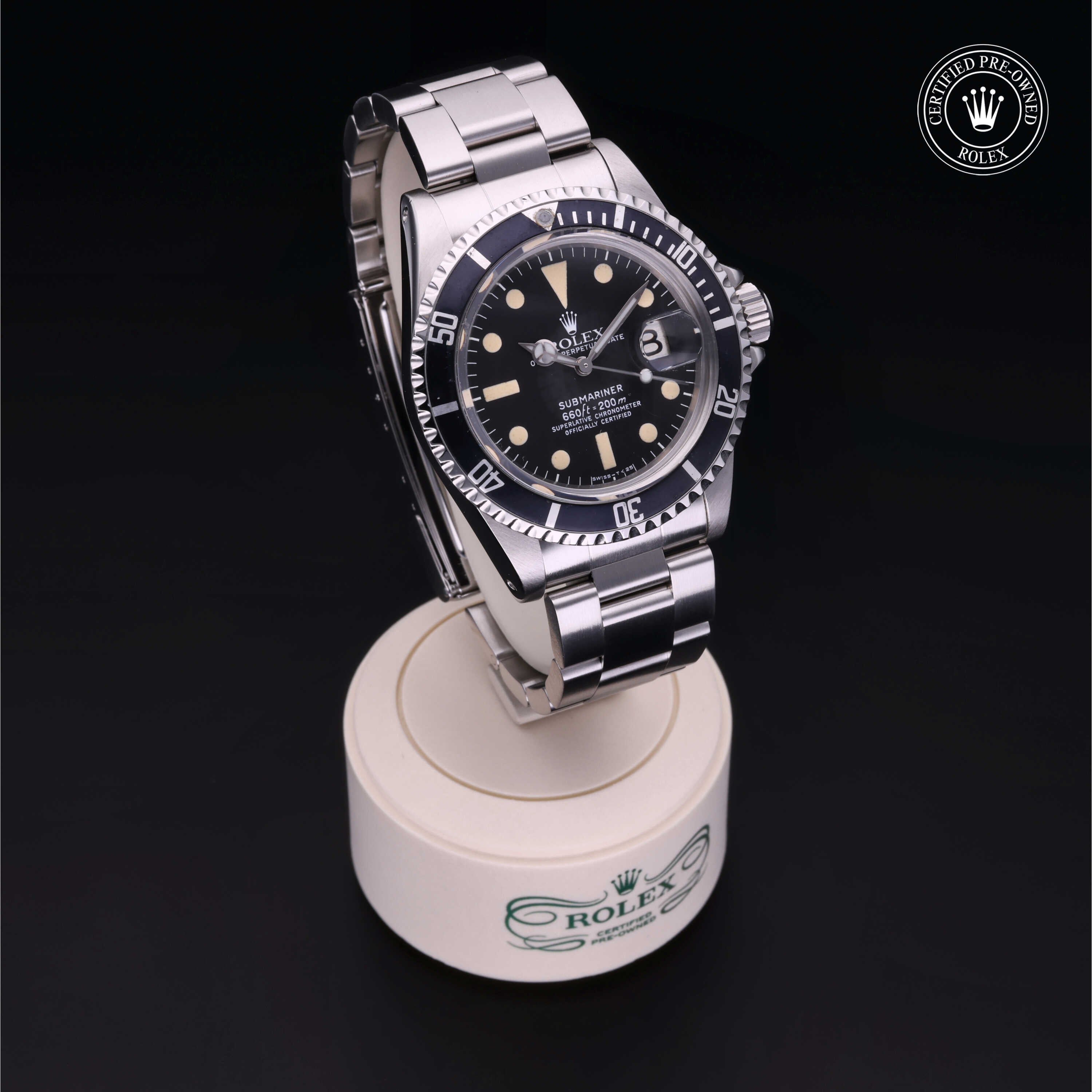 Rolex Certified Pre-Owned Watch Oyster Submariner Date