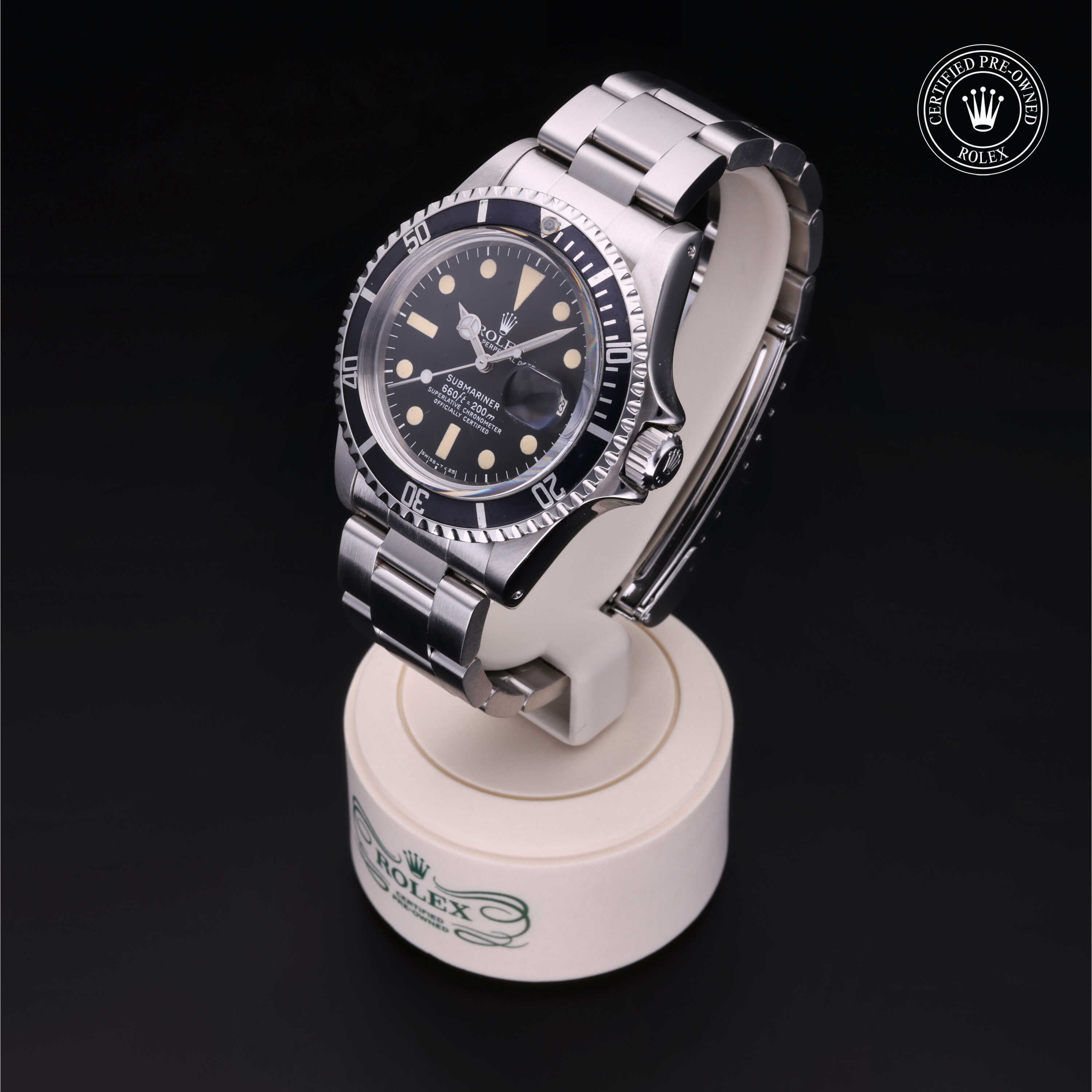 Rolex Certified Pre-Owned Watch Oyster Submariner Date