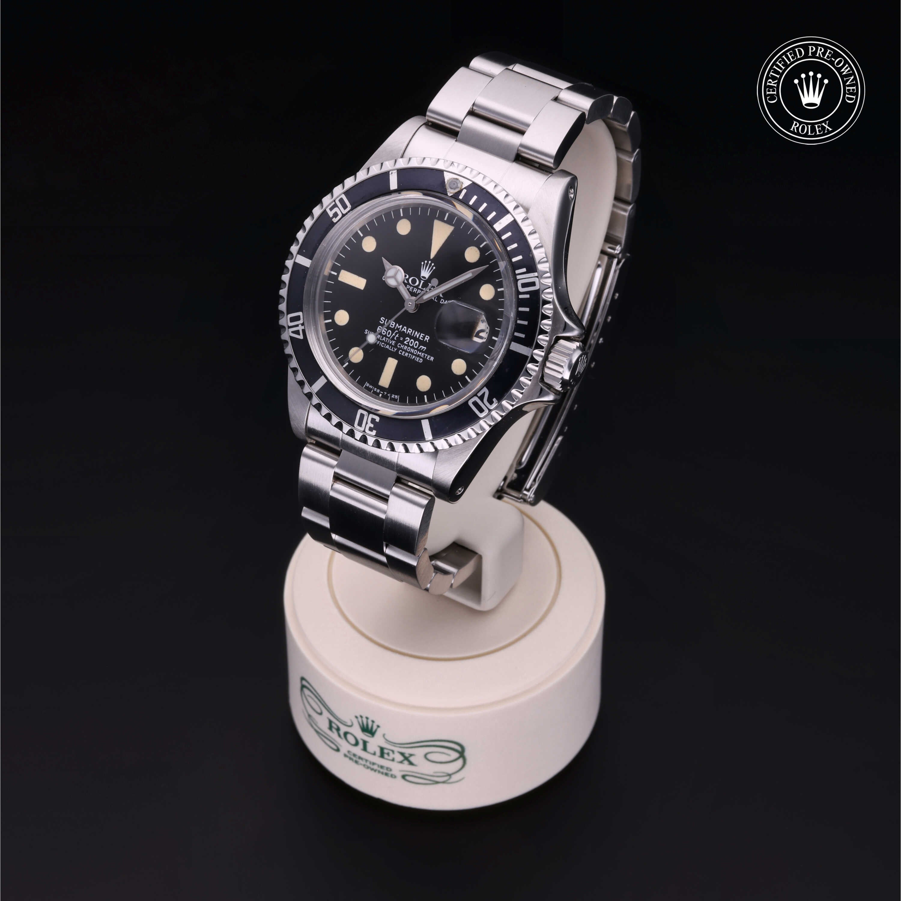 Rolex Certified Pre-Owned Watch Oyster Submariner Date