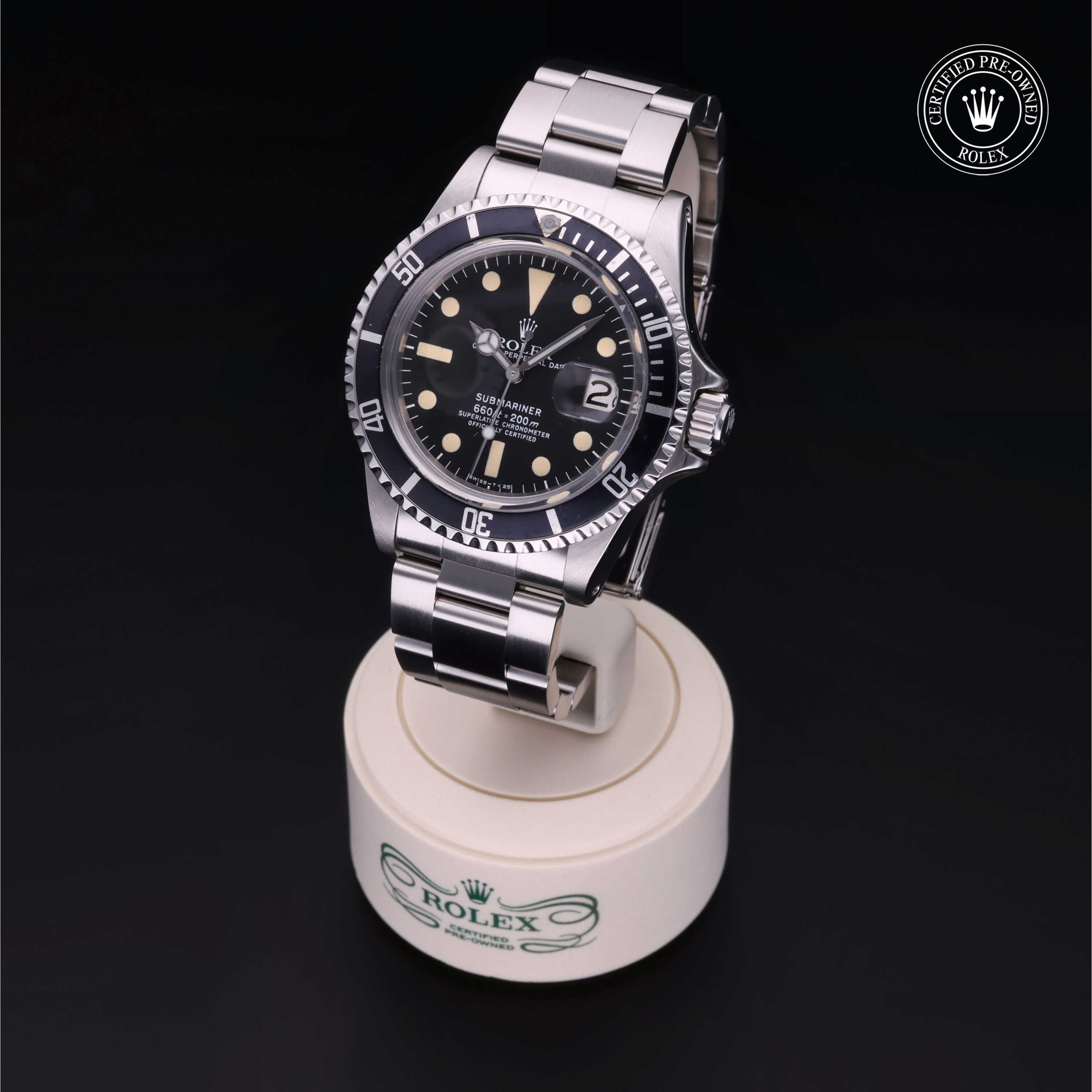 Rolex Certified Pre-Owned Watch Oyster Submariner Date