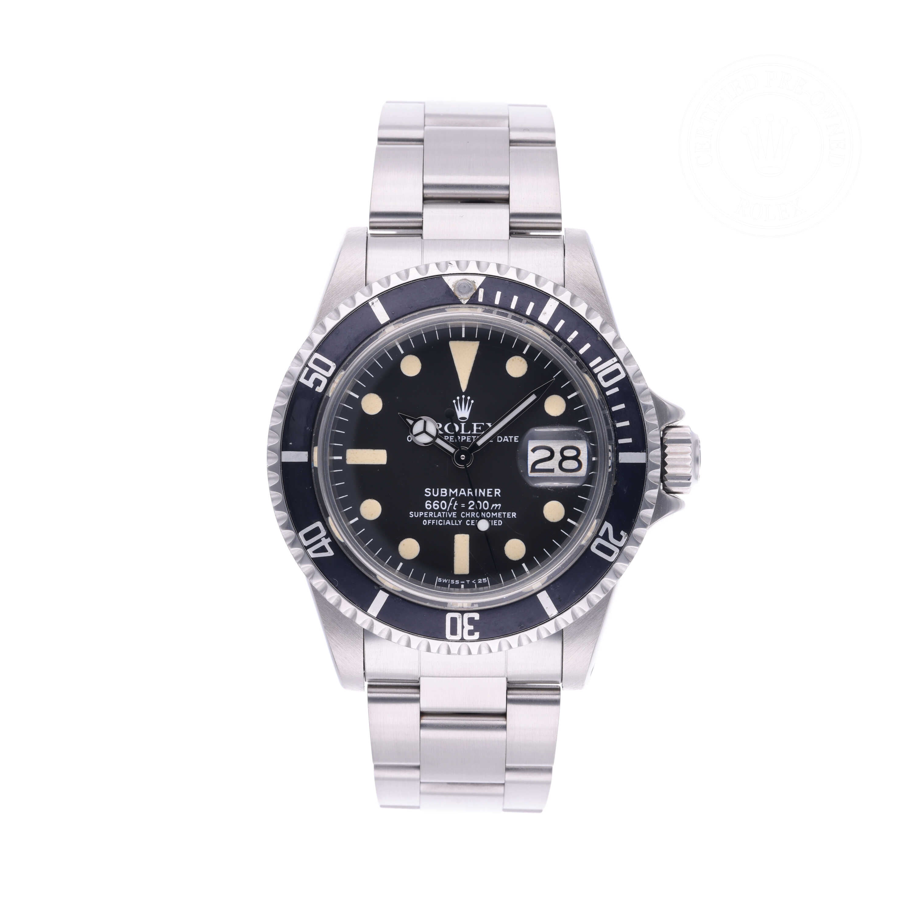 Rolex Certified Pre-Owned Watch Oyster Submariner Date