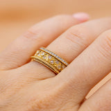 Sethi Couture Wedding Band Sethi Couture 18K Rose Gold Channel Rope Band