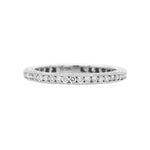 Sethi Couture Wedding Band Sethi Couture 18K White Gold Channel White Diamond Band