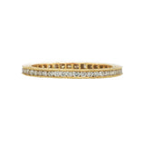 Sethi Couture Wedding Band Sethi Couture 18K Yellow Gold Channel White Diamond Band