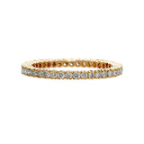 Sethi Couture Wedding Band Sethi Couture 18K Yellow Gold Prong White Diamond Band