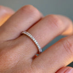 Sethi Couture Wedding Band Sethi Couture 18K Yellow Gold Prong White Diamond Band